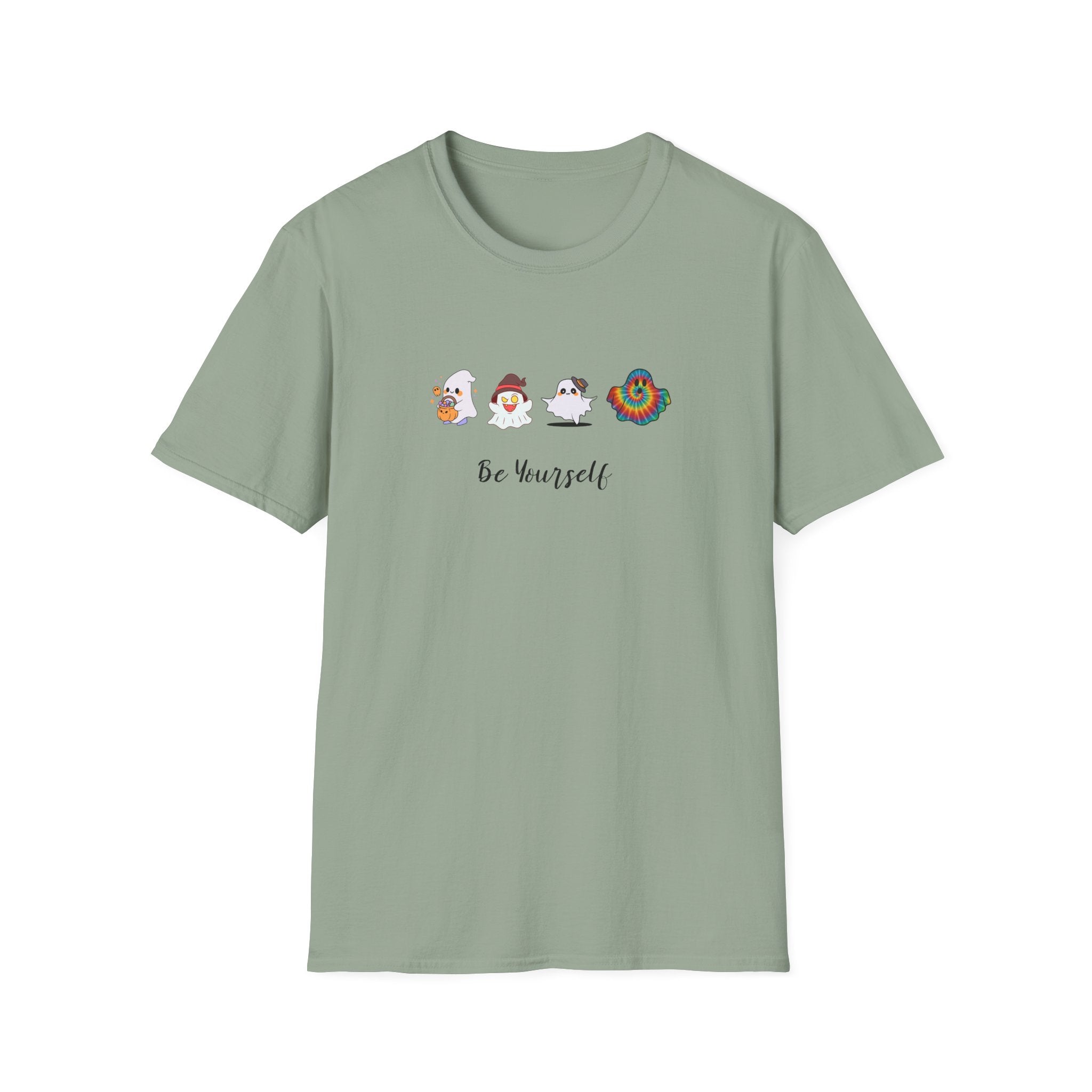 Be Yourself - Halloween Hippie Tie Dye Ghost - Hippie at Heart