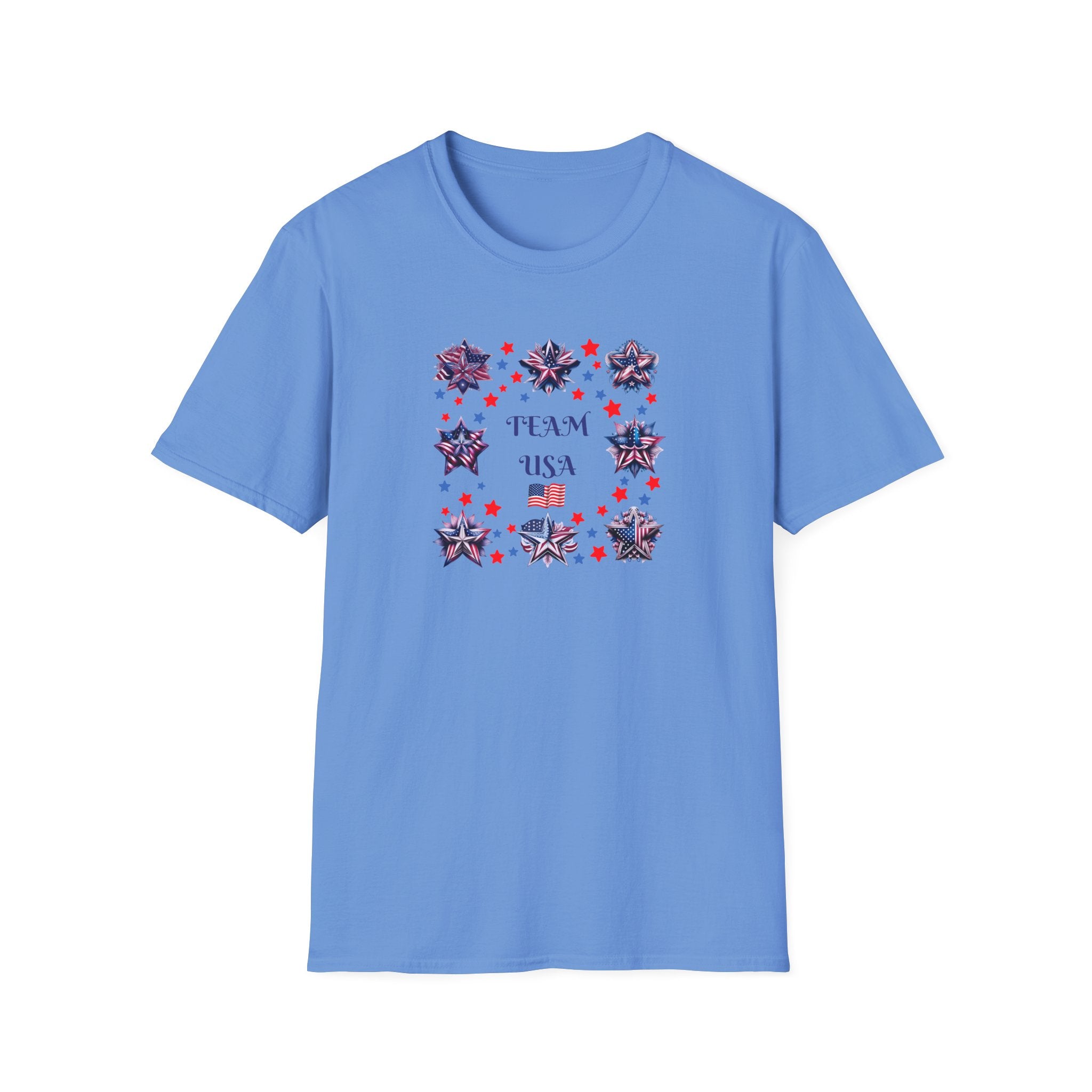 Team USA - Patriotic Stars & Stripes Tee - Hippie at Heart