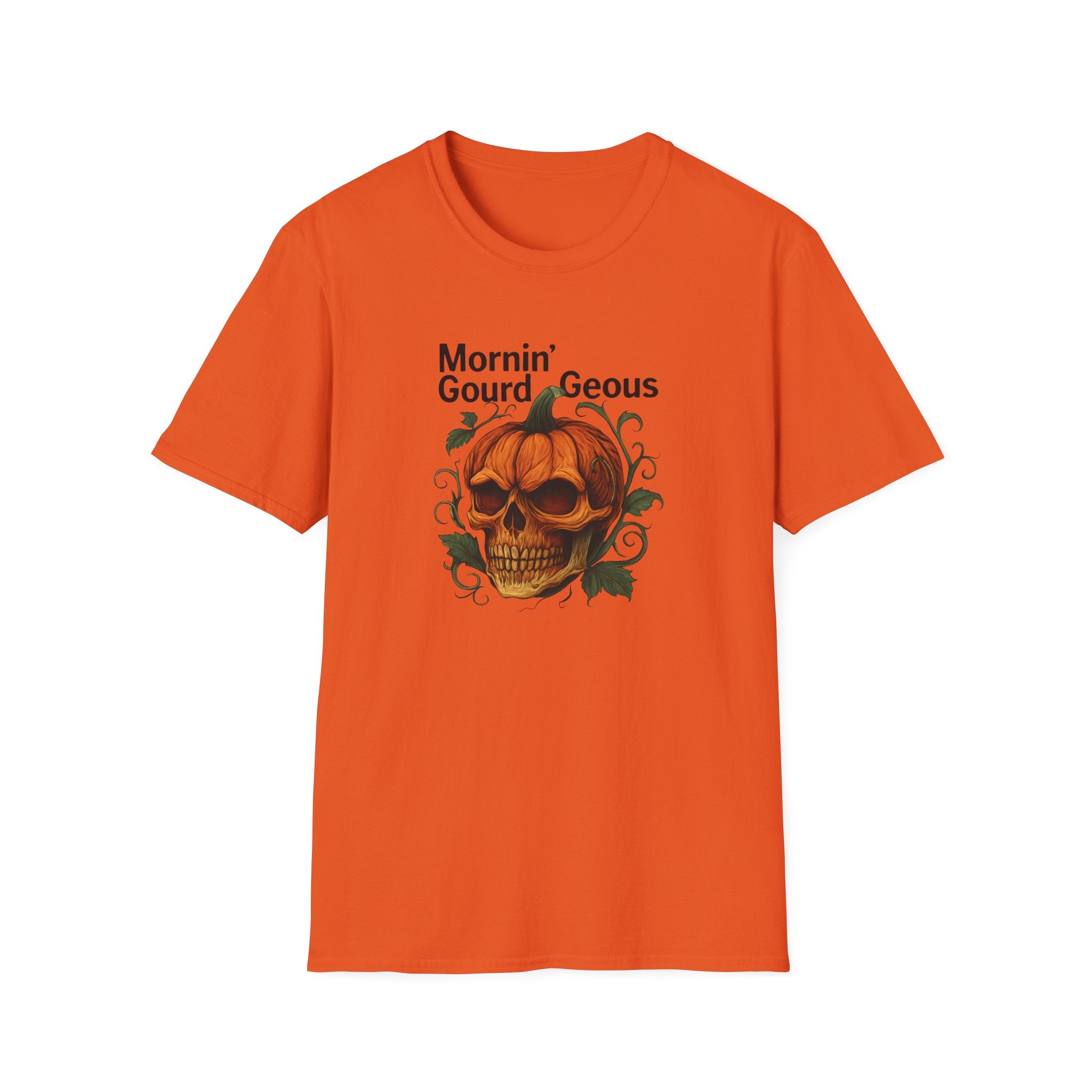 Mornin' Gourd Geous - Pumpkin Skull Tee - Hippie at Heart