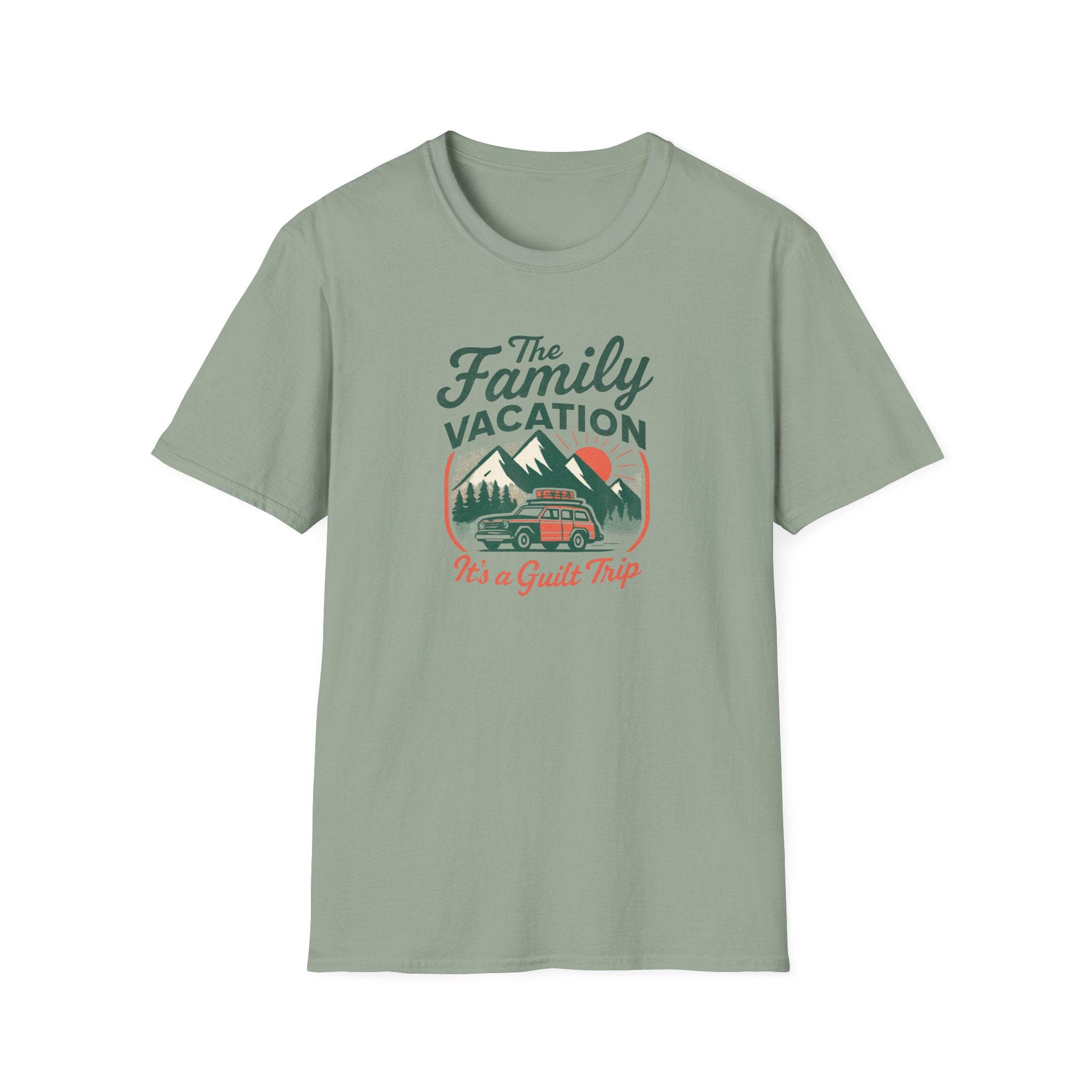 The Family Vacation: It's a Guilt Trip - Retro Road Trip Tee - Hippie at Heart