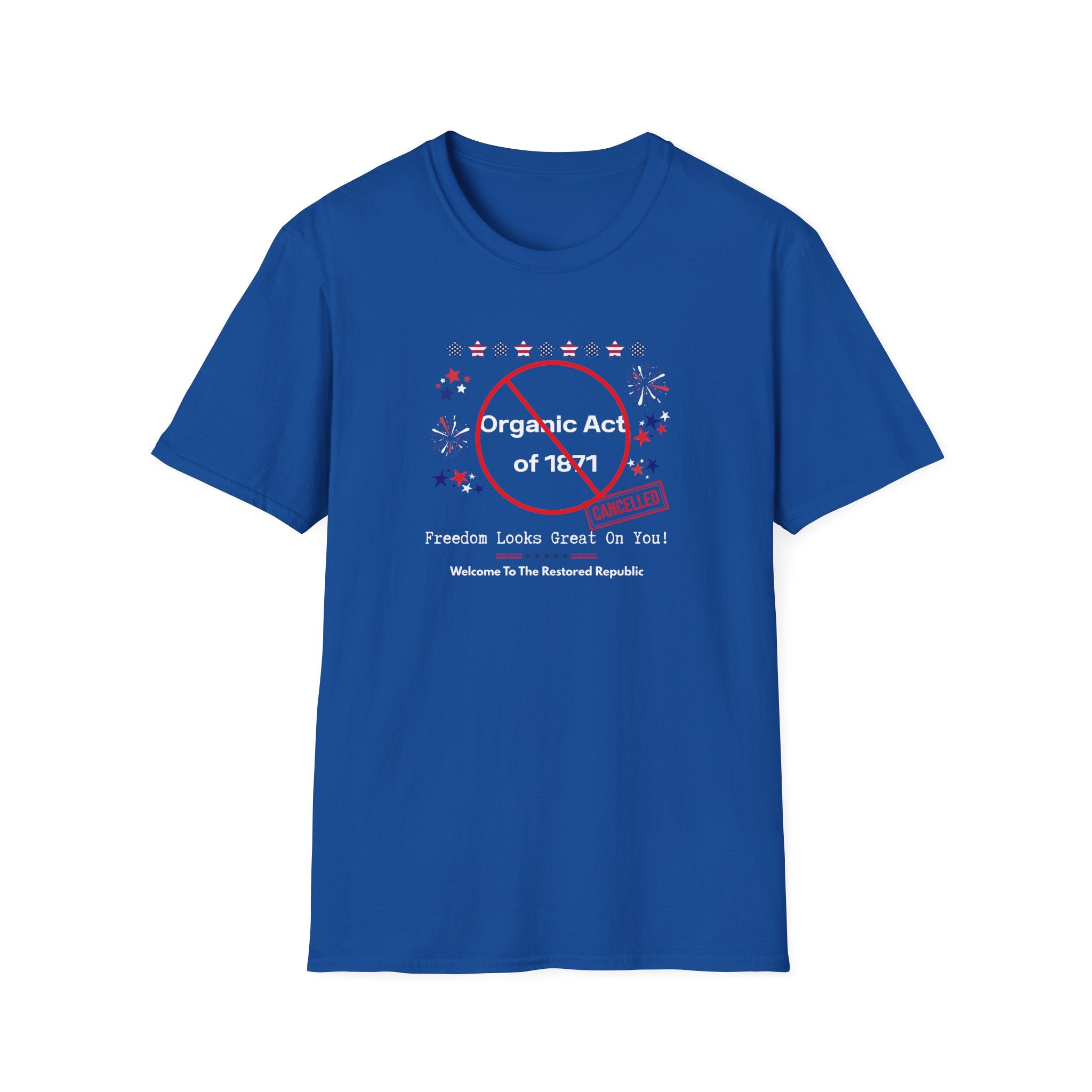 Act of 1871 Cancelled - Vintage Patriotic Freedom Tee - Hippie at Heart