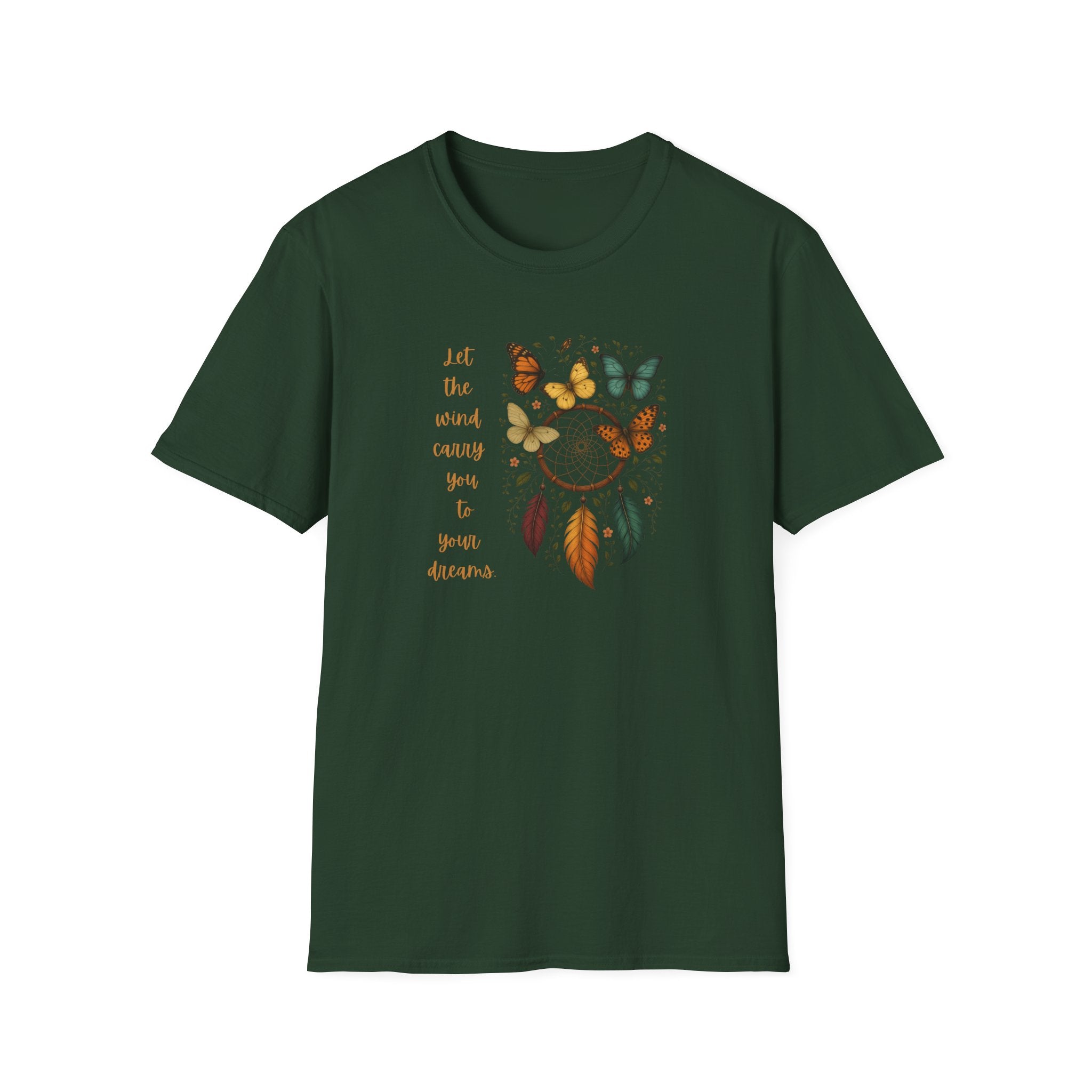 Let the Wind Carry You - Dreamcatcher Butterfly Vibe - Hippie at Heart