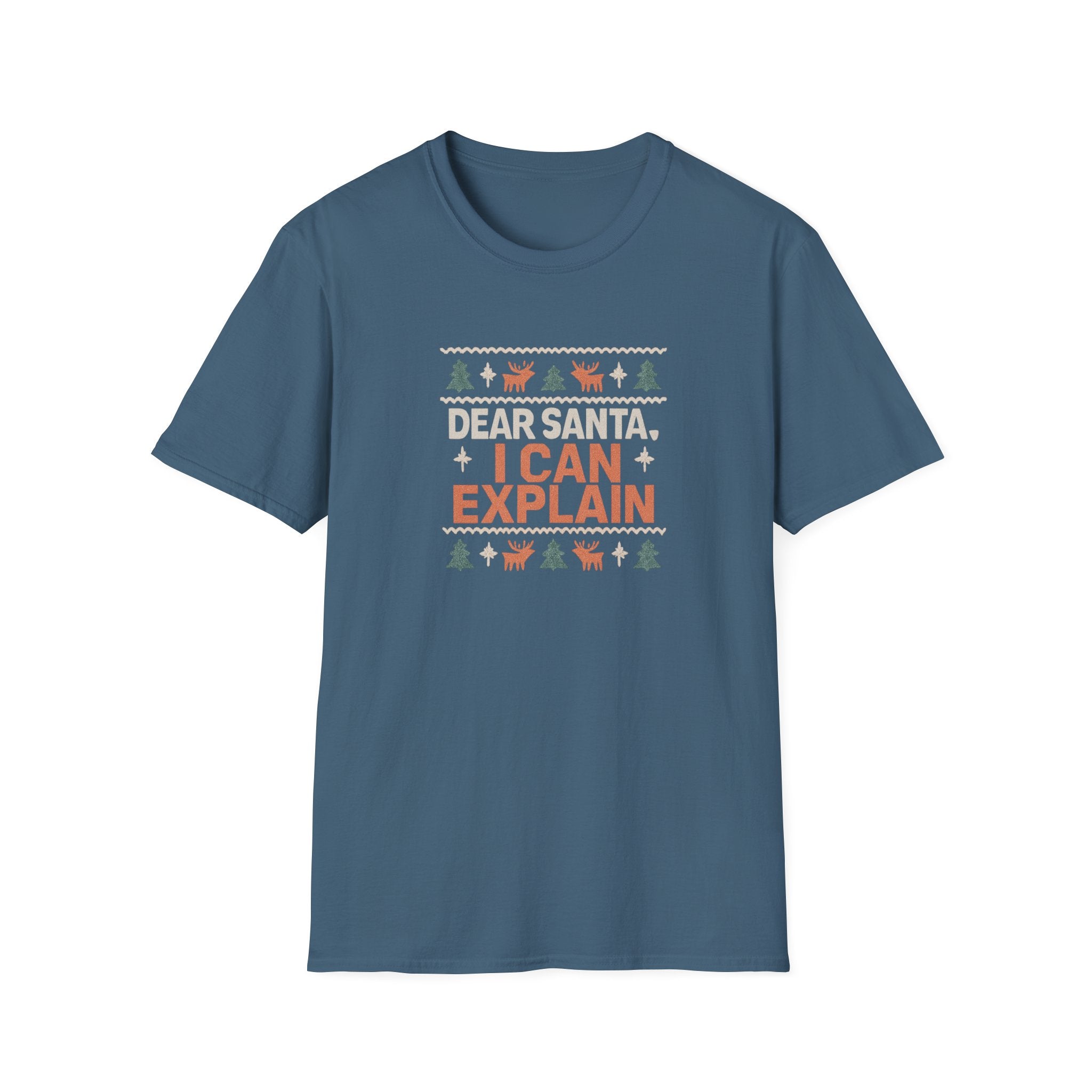 Dear Santa, I Can Explain - Funny Holiday Tee - Hippie at Heart
