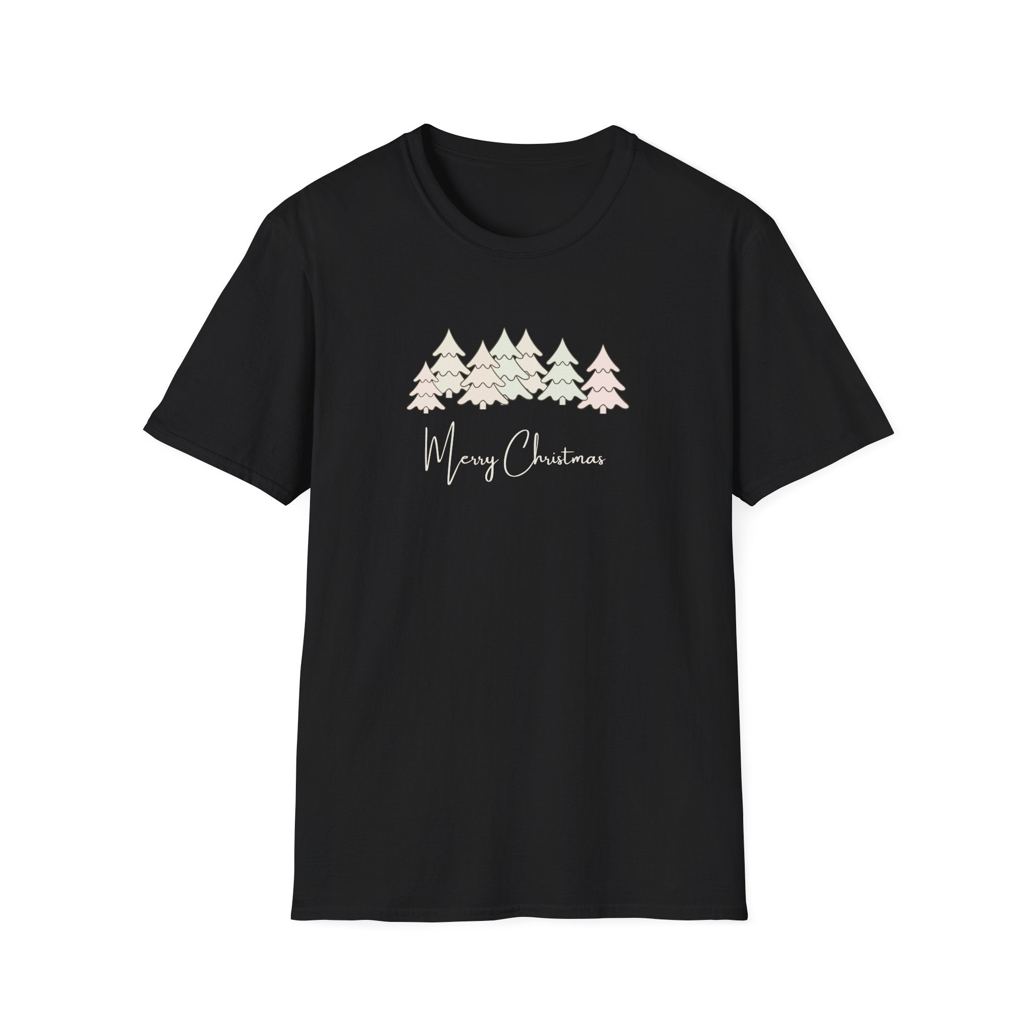 Merry Christmas - Good Vibes Pastel Tree Tee - Hippie at Heart