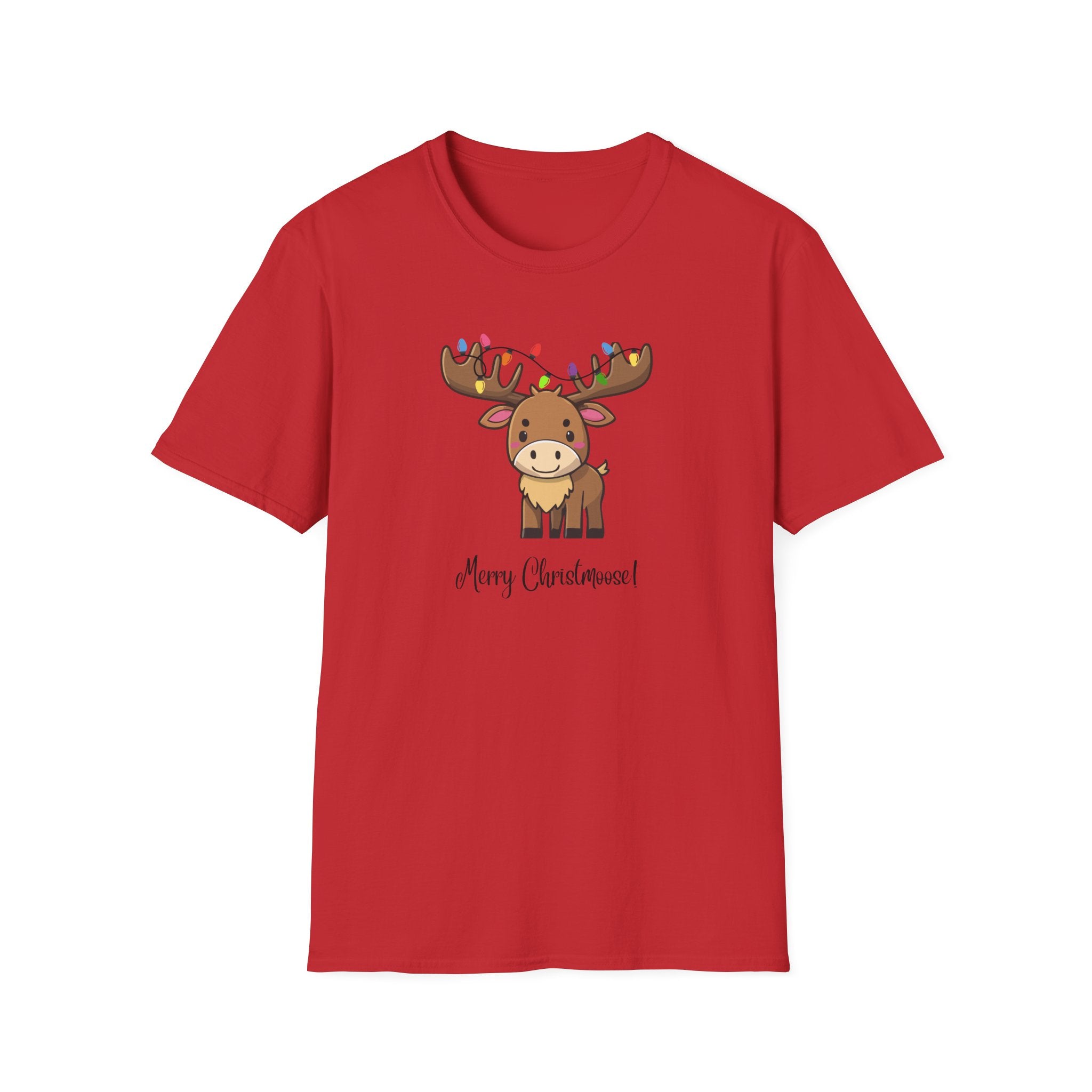 Merry Christmas - Christmoose Kawaii Style Tee - Hippie at Heart