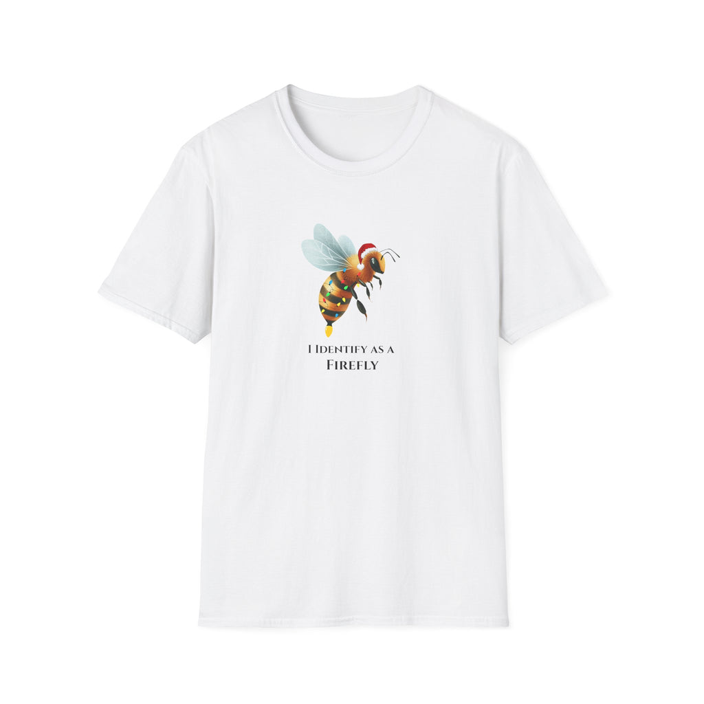 I Identify as a Firefly - Cute Holiday Bee Tee - Hippie at heart