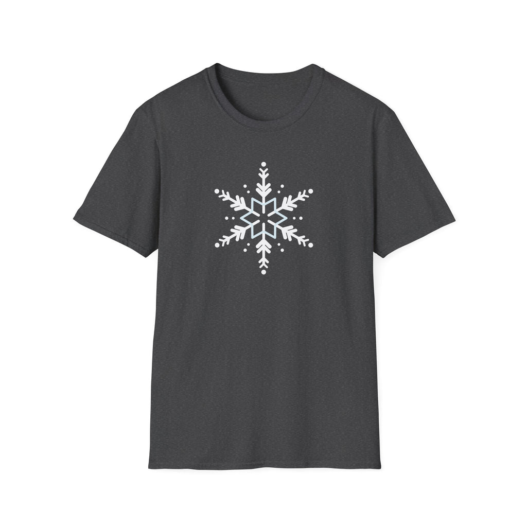 Single Snowflake Tee - Simple Festive Holiday Wear - Hippie at Heart