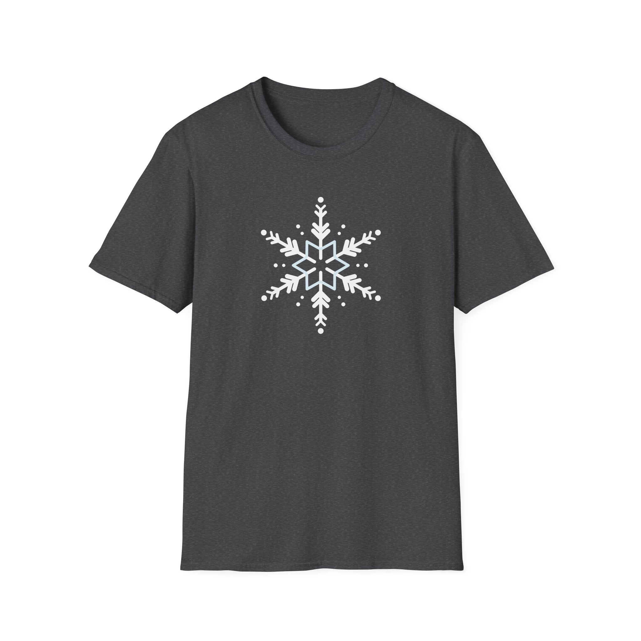 Single Snowflake Tee - Simple Festive Holiday Wear - Hippie at Heart