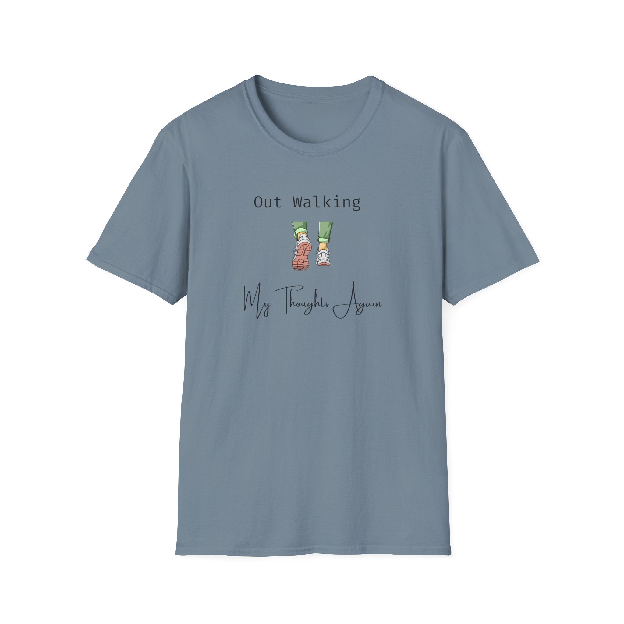 Out Walking My Thoughts Again Tee - Graphic T-Shirt - Hippie at Heart