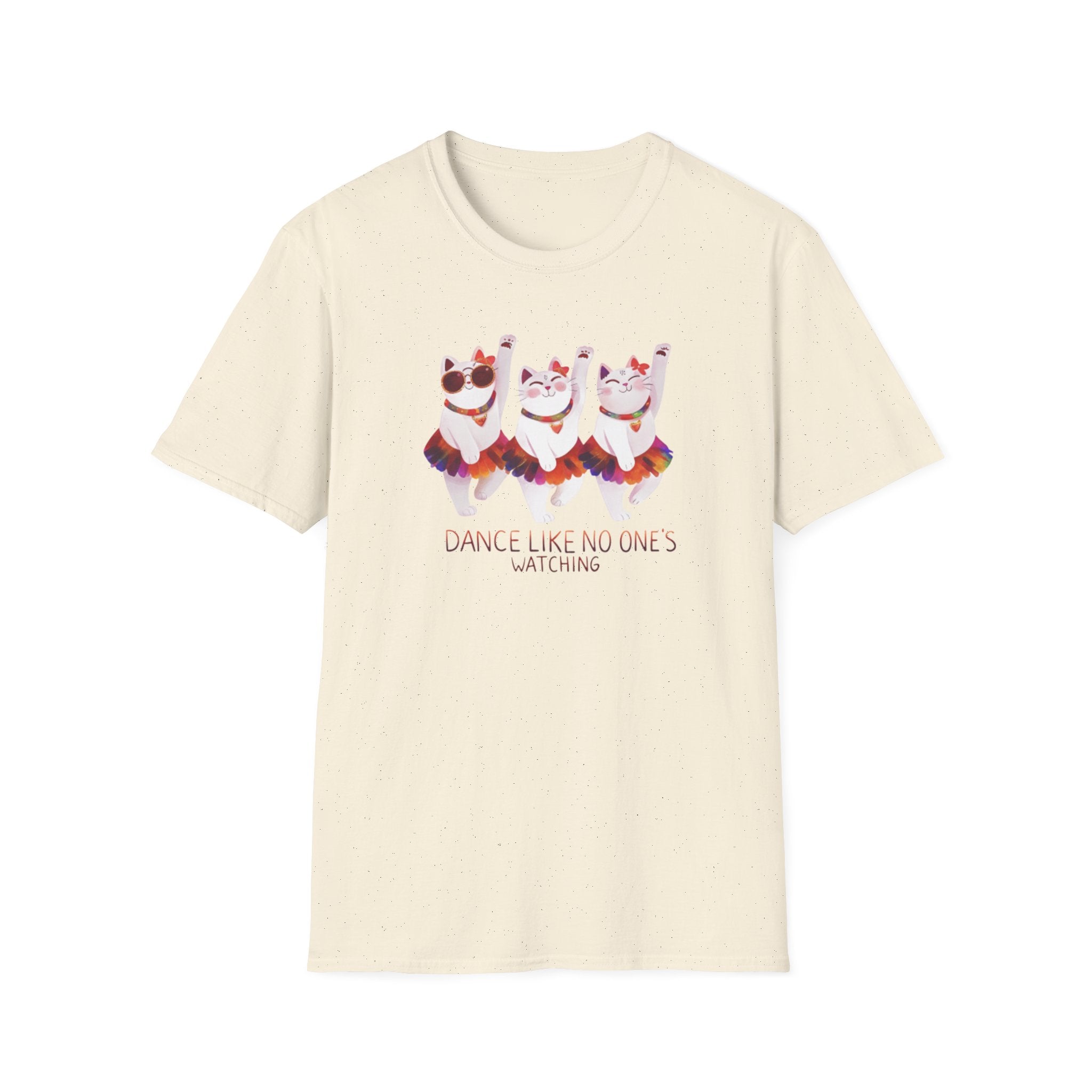 Dance Like No One's Watching - Cat Ballerinas Tee - Hippie at Heart
