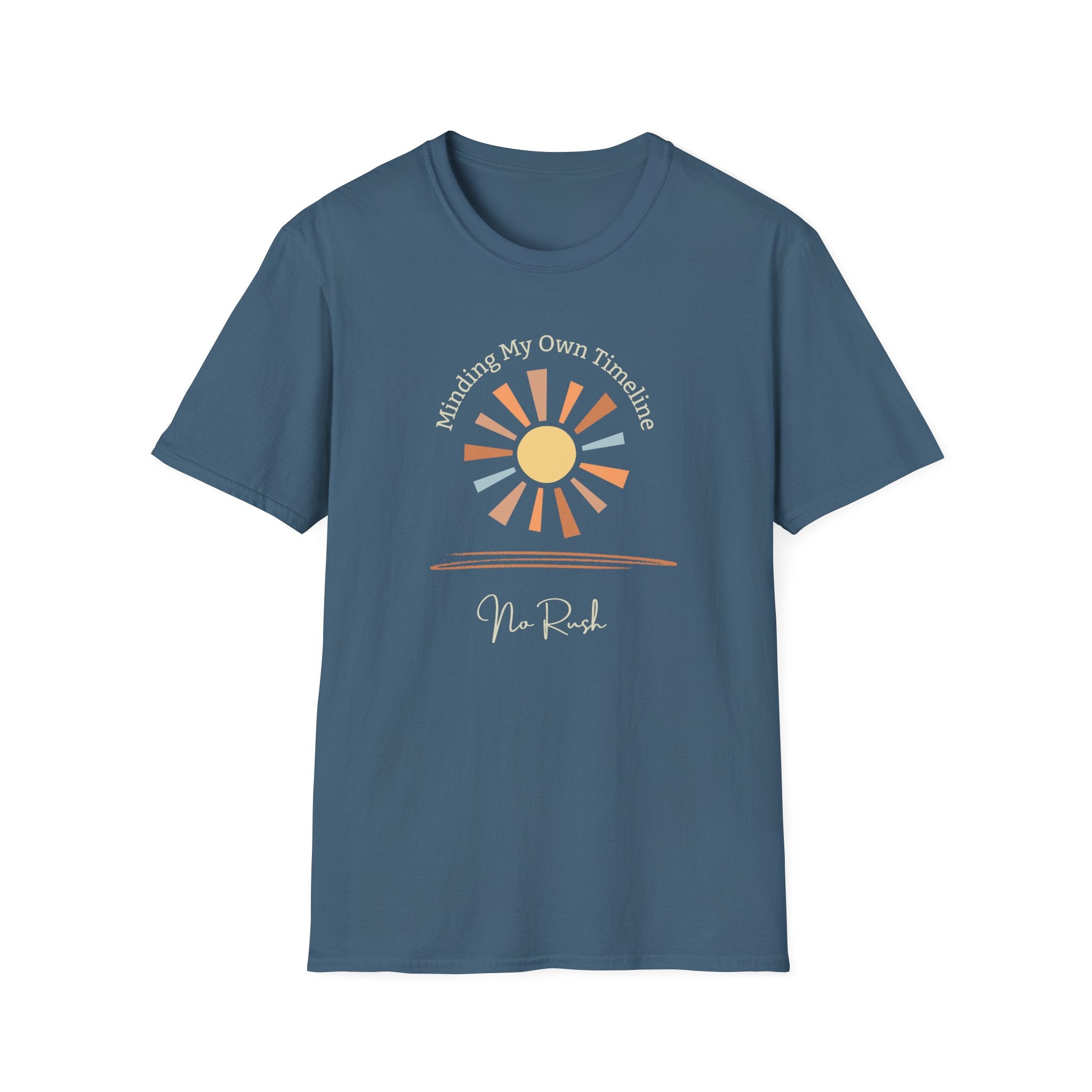 Minding My Own Timeline - Retro Sun Graphic Tee - Hippie at Heart