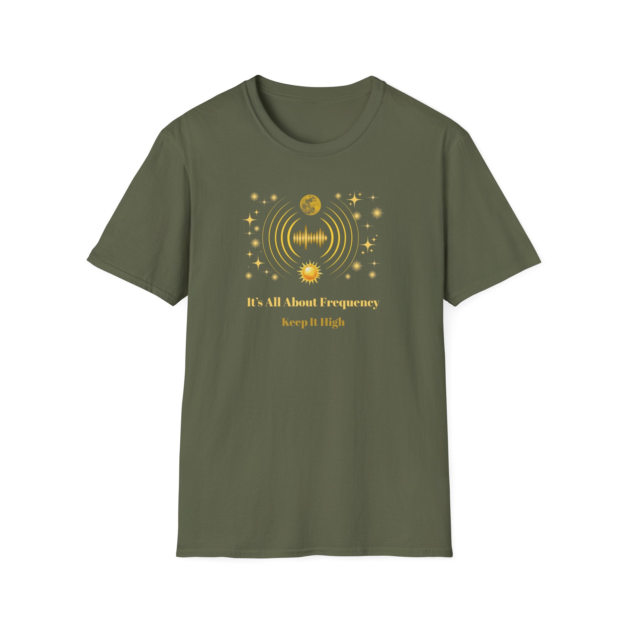 It’s All About Frequency - Spiritual & Celestial Tee - Hippie at Heart
