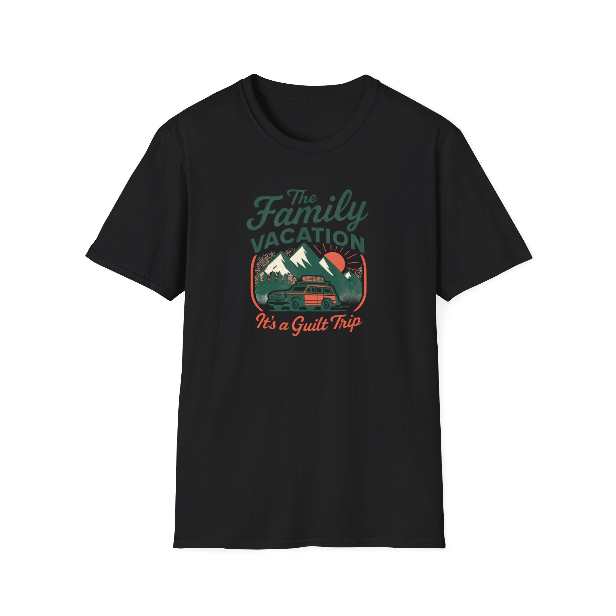 The Family Vacation: It's a Guilt Trip - Retro Road Trip Tee - Hippie at Heart