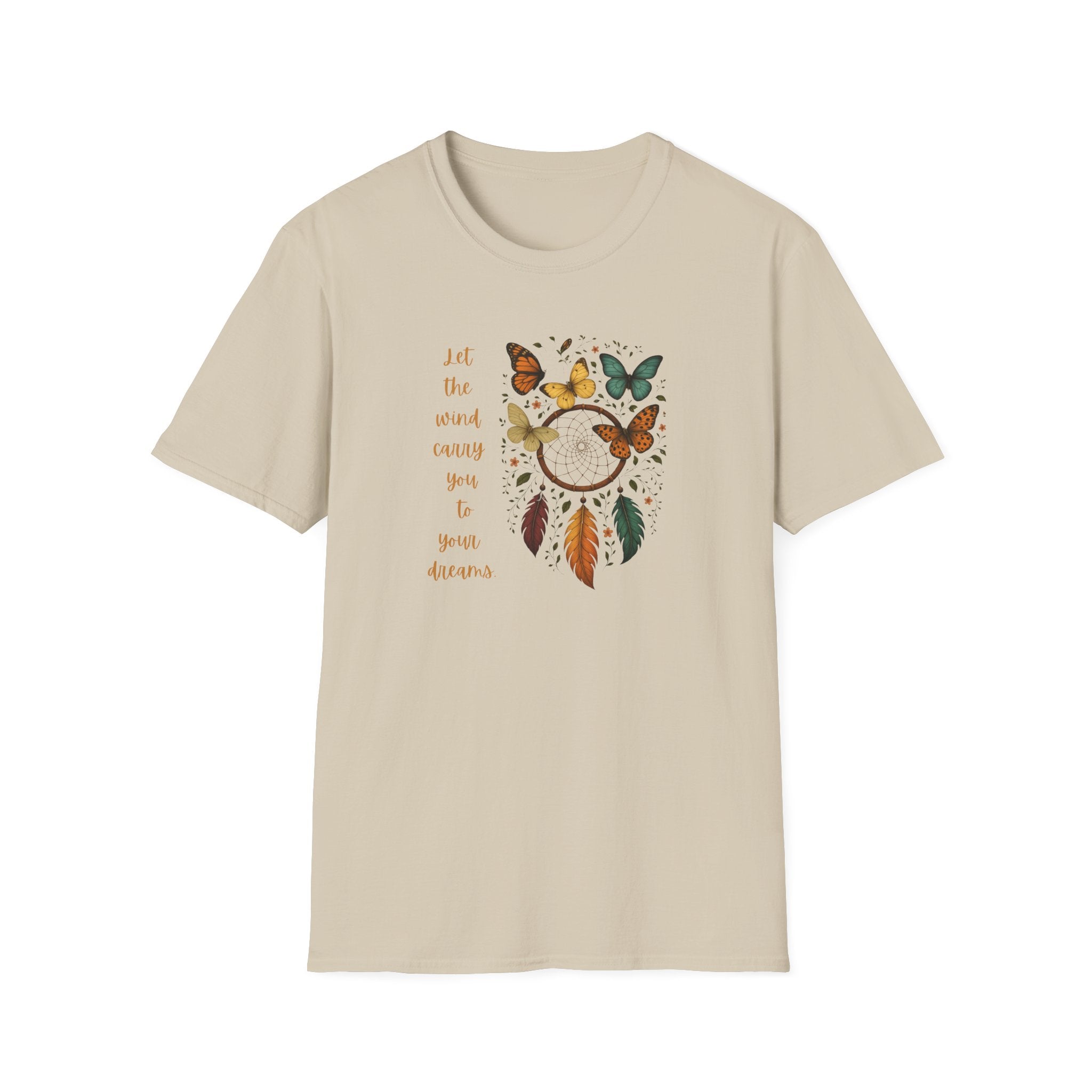 Let the Wind Carry You - Dreamcatcher Butterfly Vibe - Hippie at Heart
