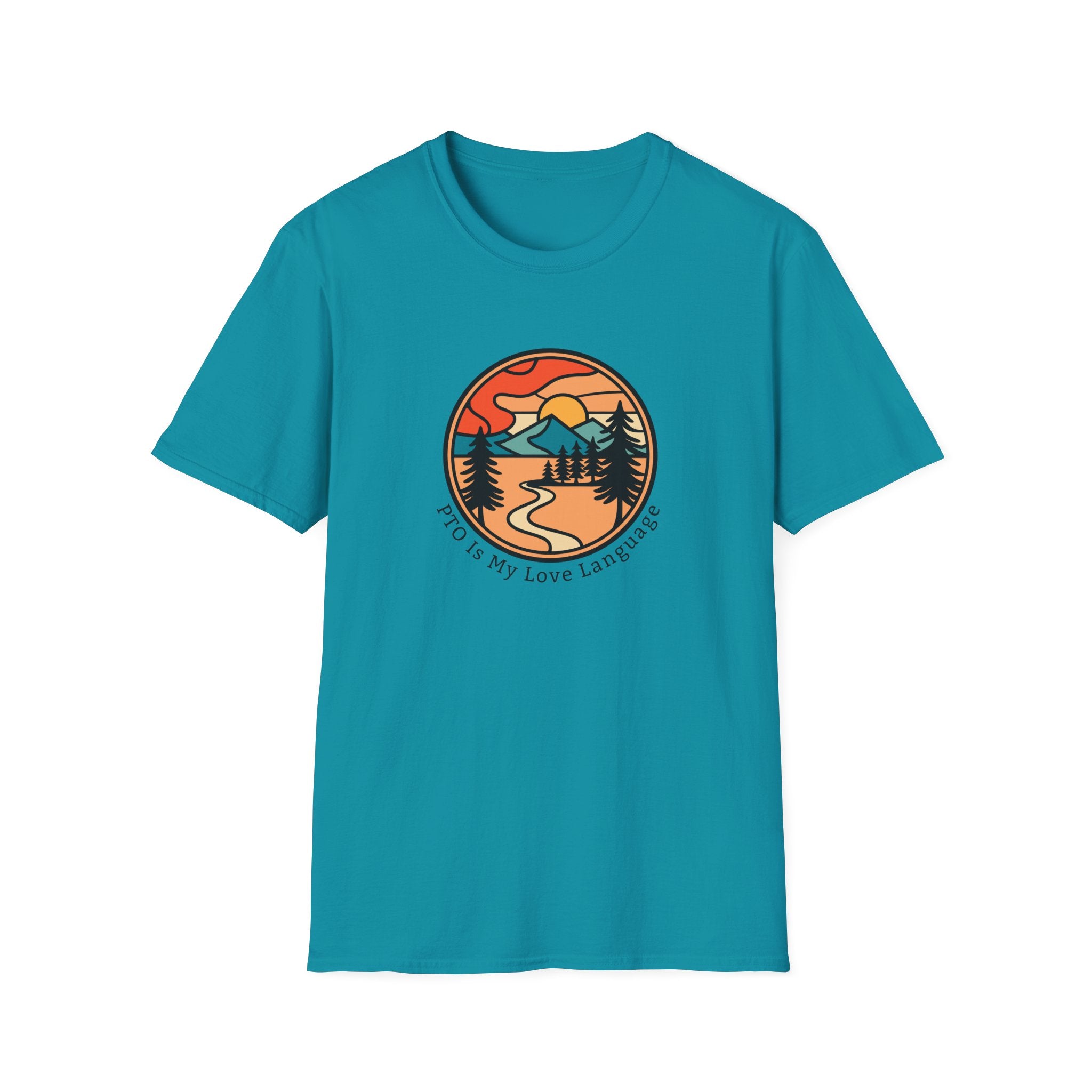PTO Is My Love Language Tee - Graphic Nature Sunset T-Shirt - Hippie at Heart