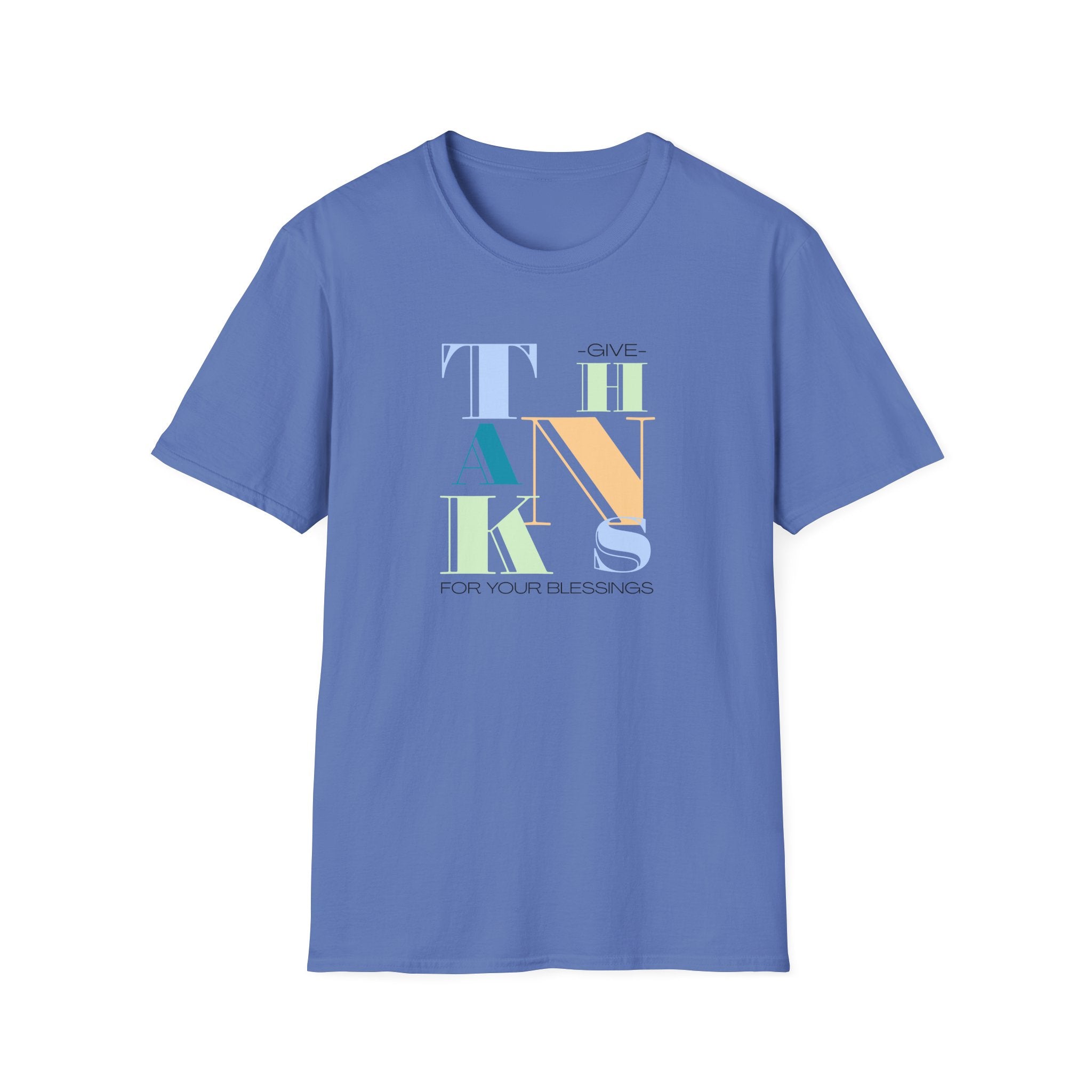 Give Thanks For Your Blessings - Gratitude Reminder Tee - Hippie at Heart