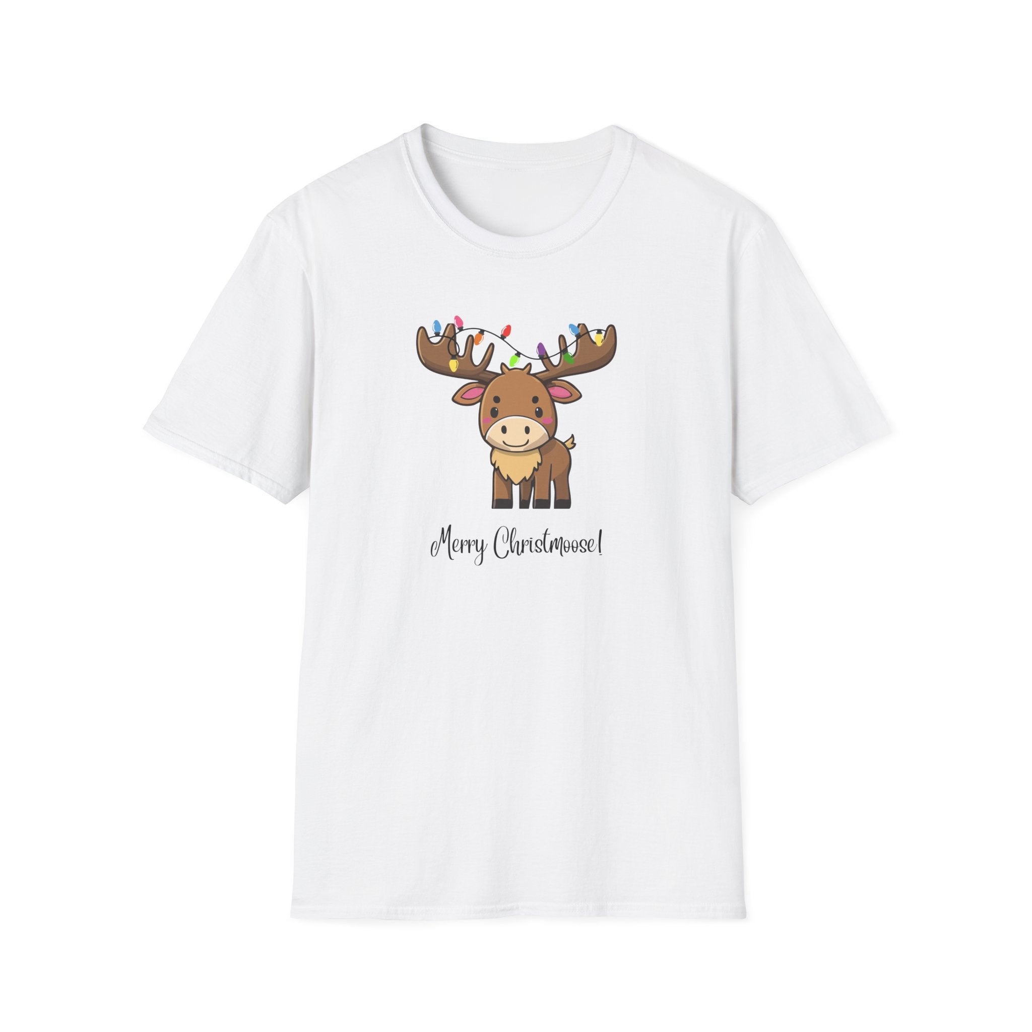 Merry Christmas - Christmoose Kawaii Style Tee - Hippie at Heart