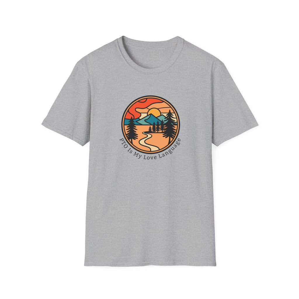 PTO Is My Love Language Tee - Graphic Nature Sunset T-Shirt - Hippie at Heart