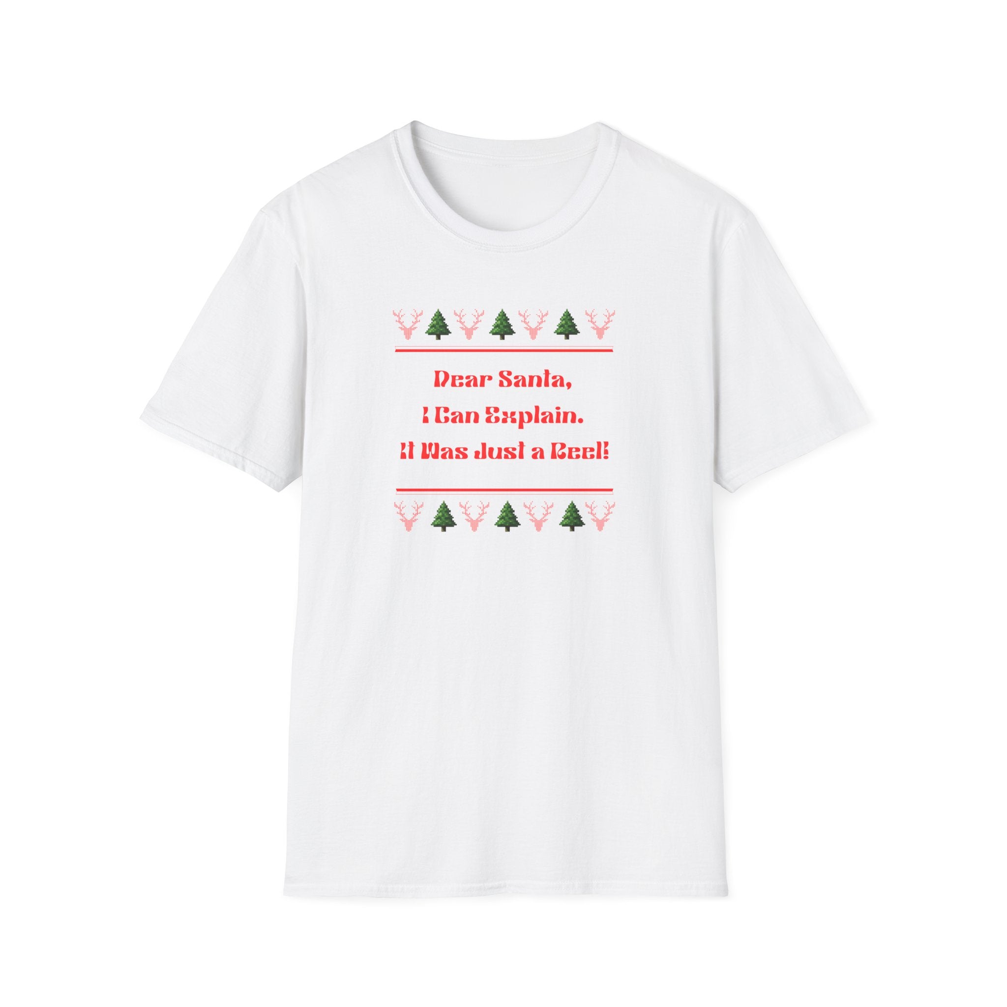 Dear Santa, I Can Explain - Naughty Reel Confessional Tee - Hippie at Heart