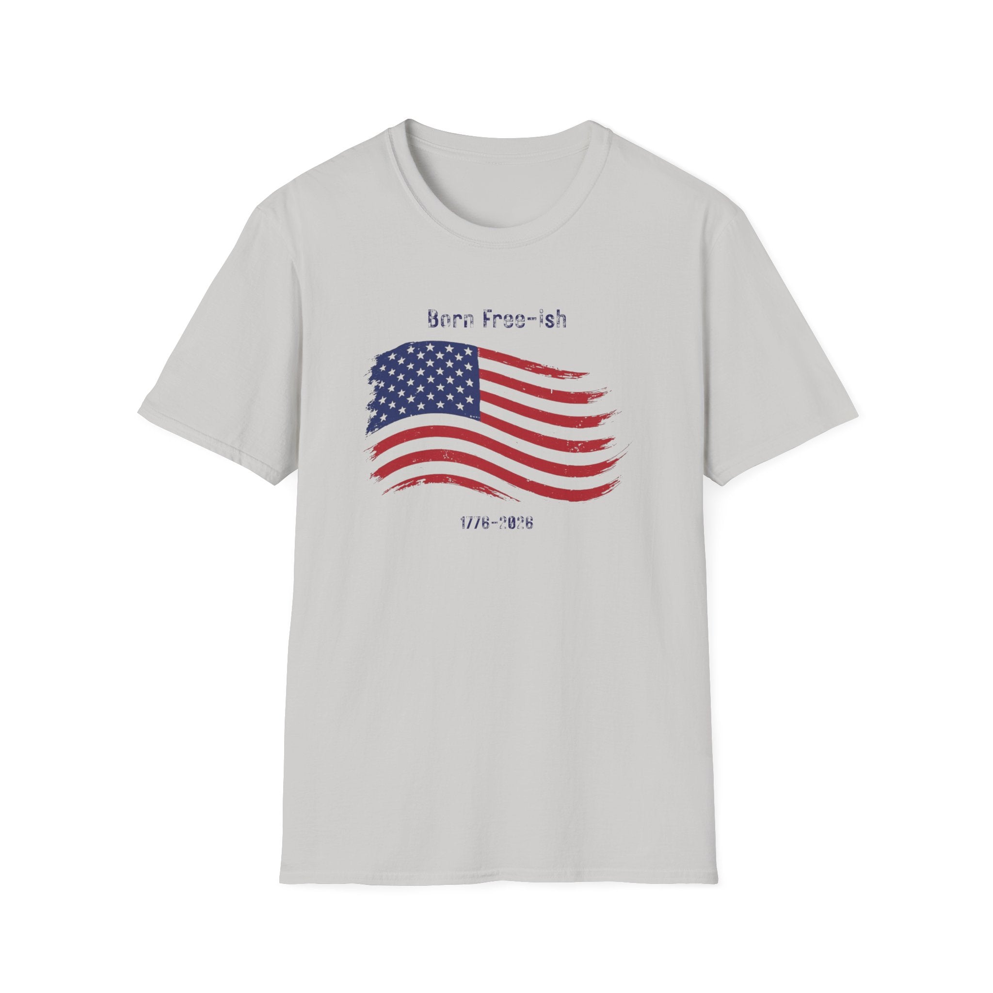 Born Free-ish American Flag T-Shirt — Patriotic 250th Birthday Tee - Hippie at Heart