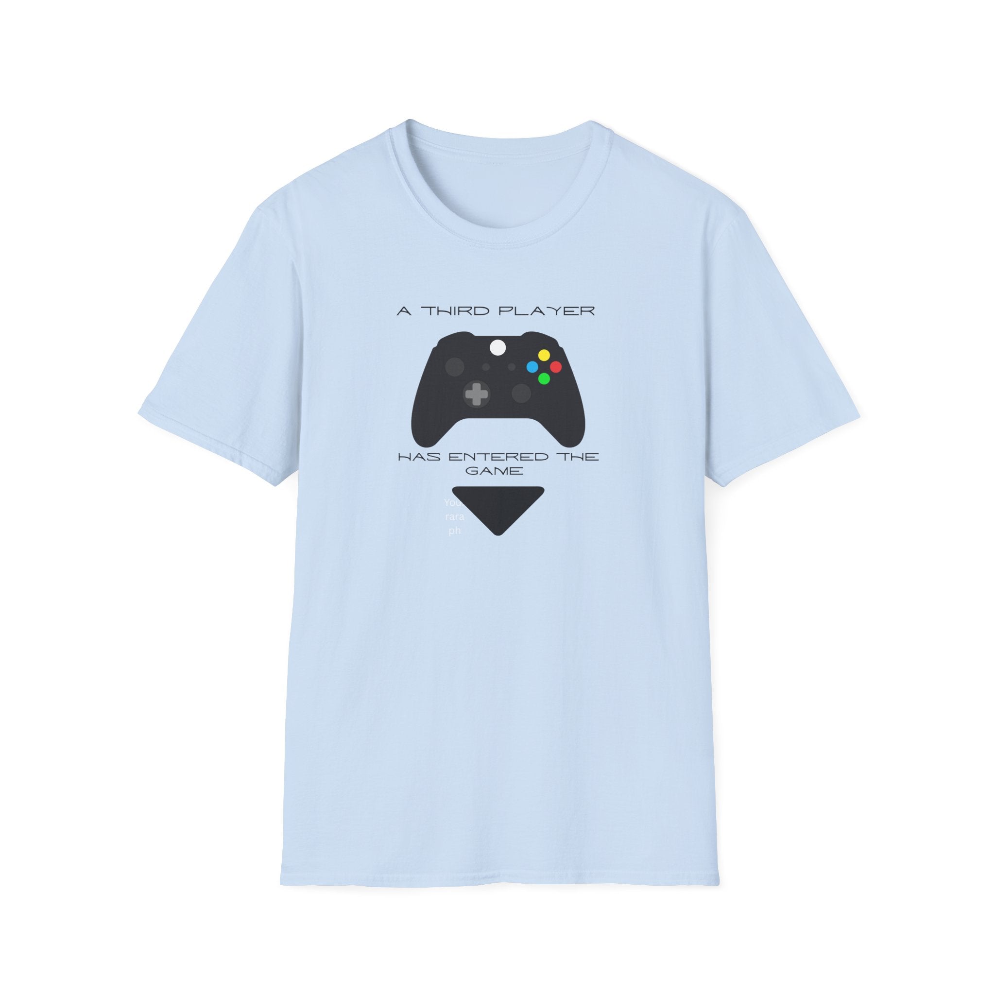 A Third Player Has Entered the Game - Gamer Gender Reveal Tee - Hippie at Heart