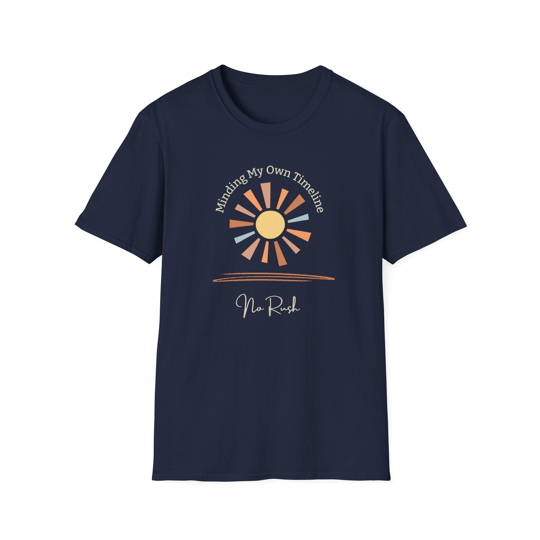 Minding My Own Timeline - Retro Sun Graphic Tee - Hippie at Heart