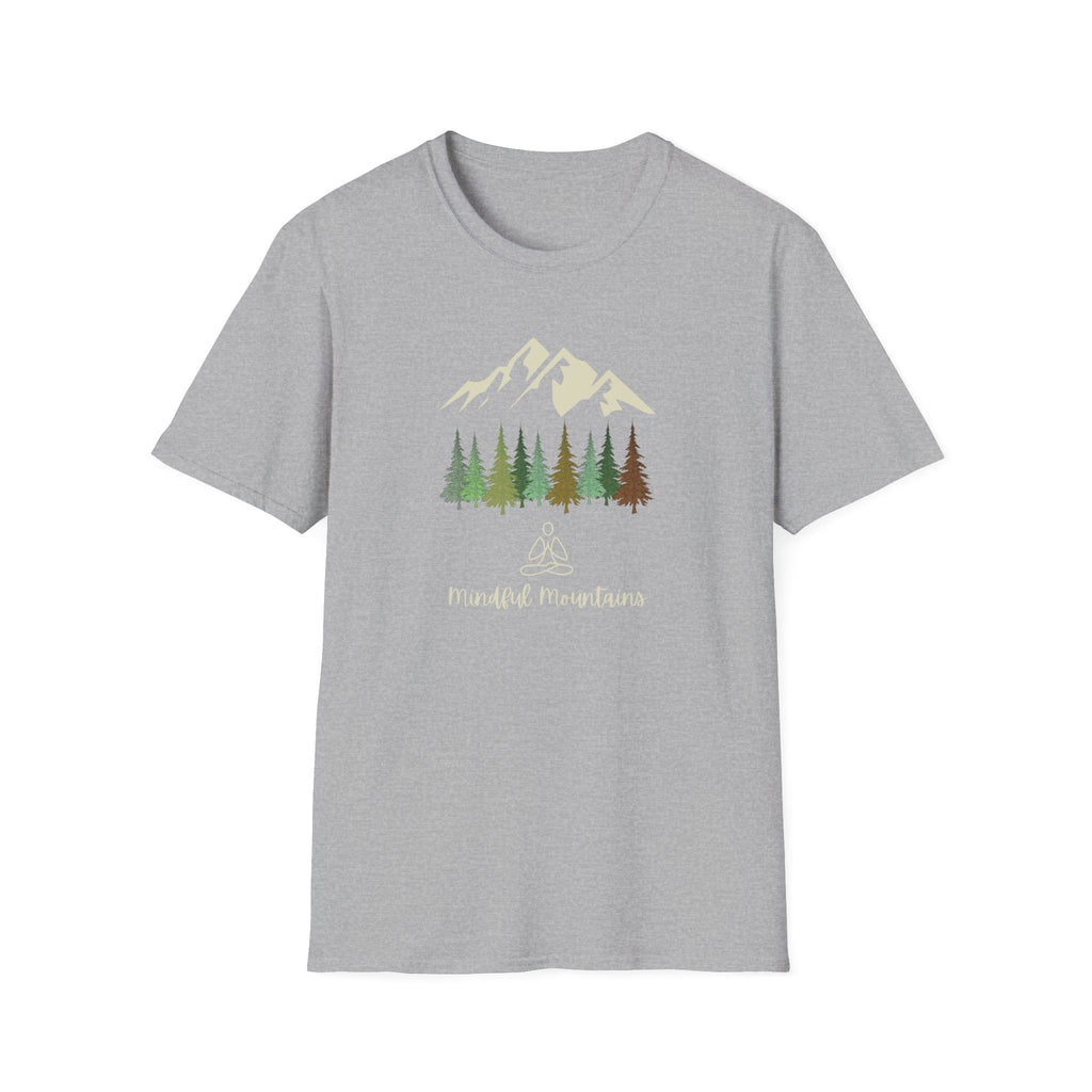 Mindful Mountains - Nature Yoga Tee - Hippie at Heart