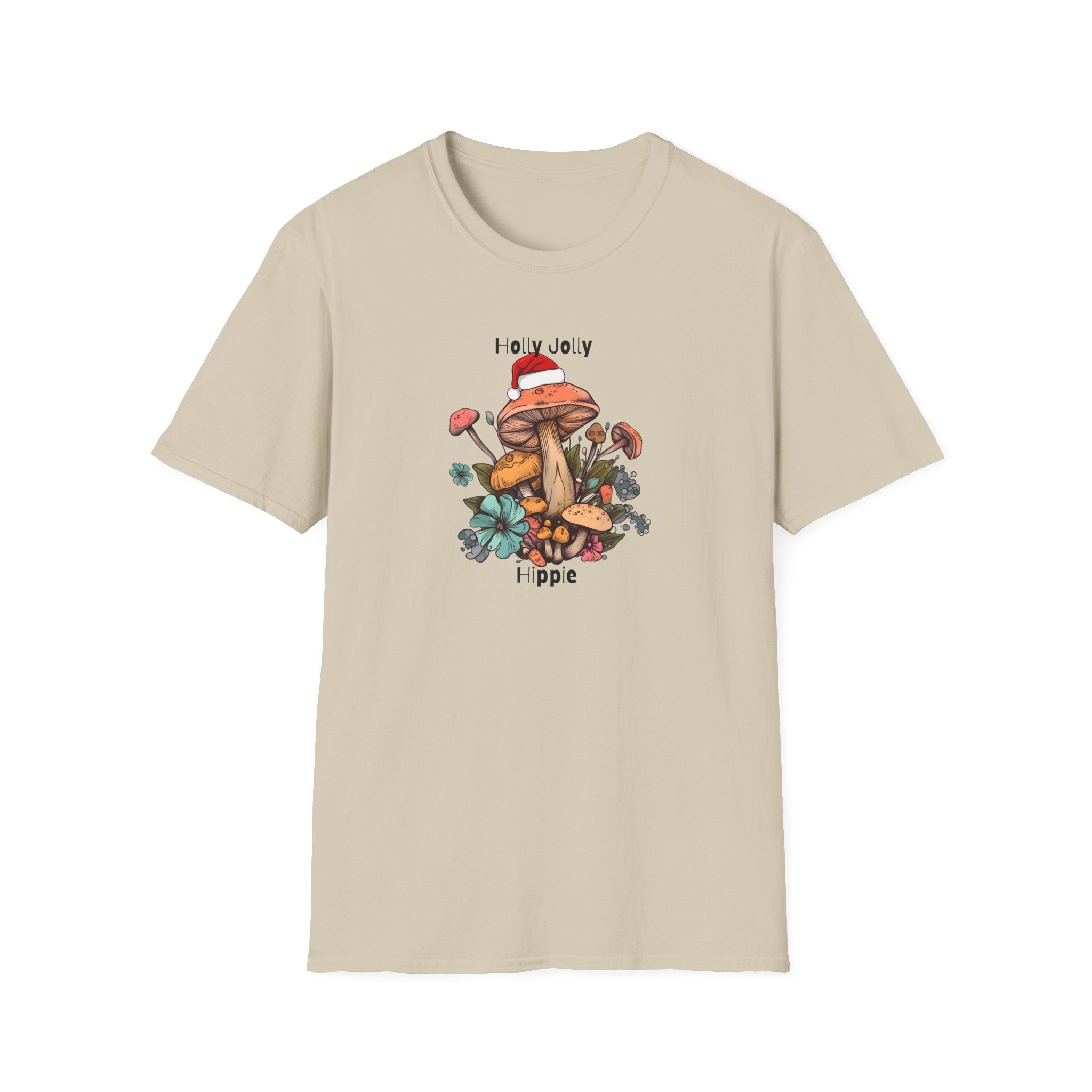 Holly Jolly Hippie - Mushroom Friends Tee - Hippie at Heart