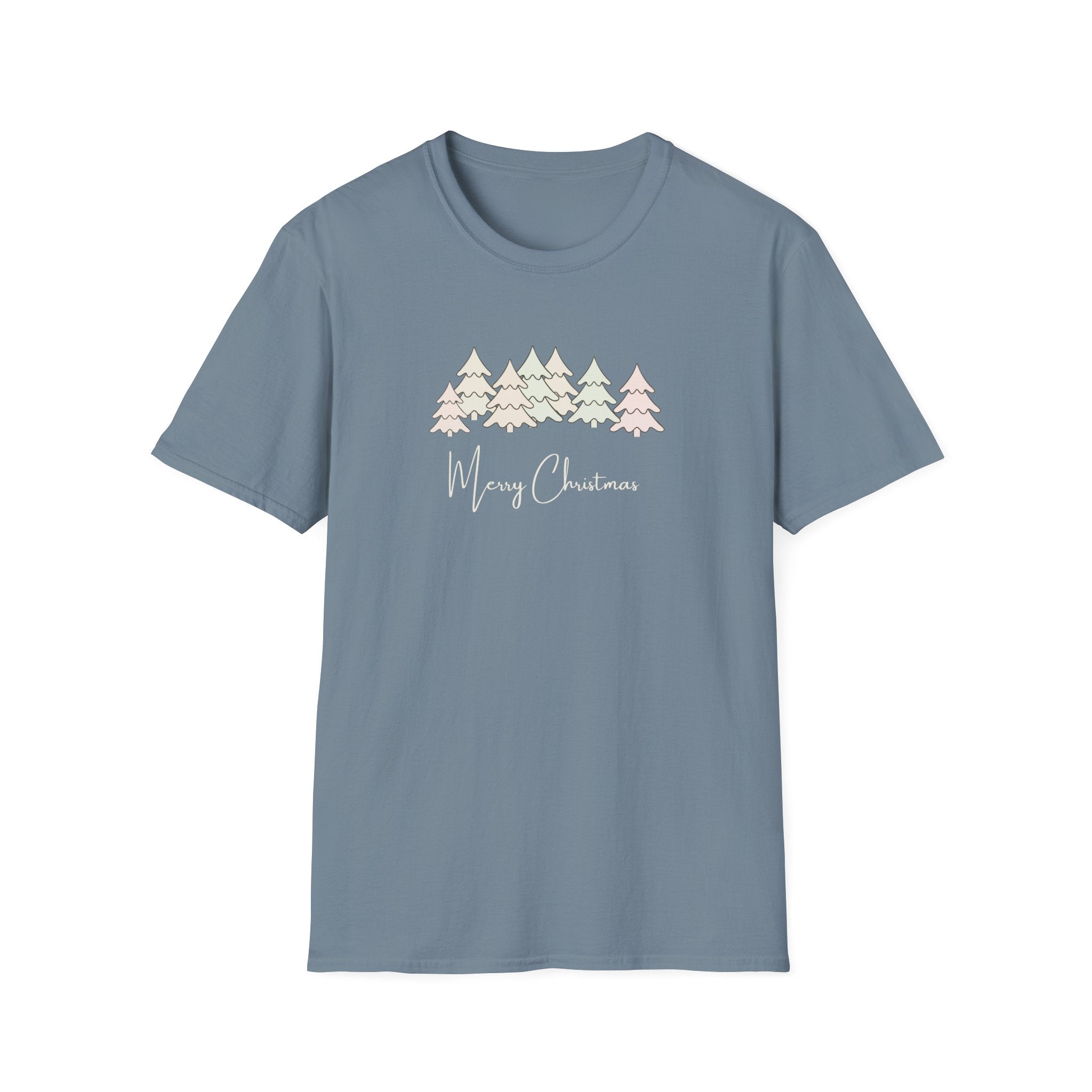 Merry Christmas - Good Vibes Pastel Tree Tee - Hippie at Heart