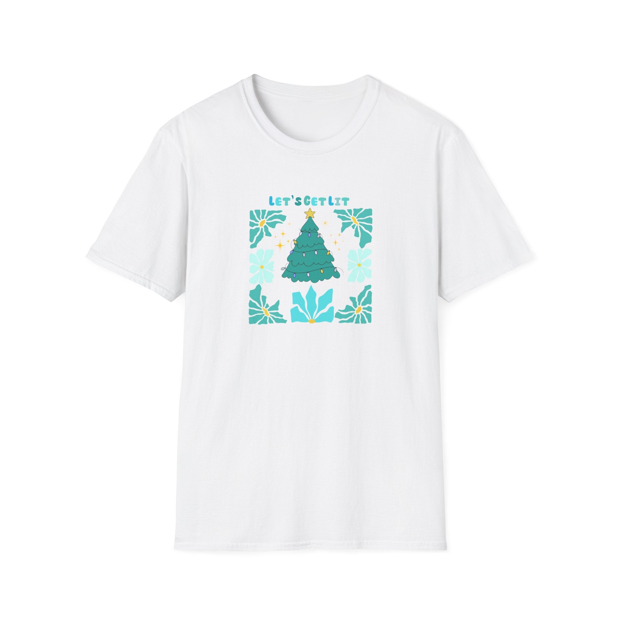Let’s Get Lit - Christmas Boho Tee - Hippie at Heart
