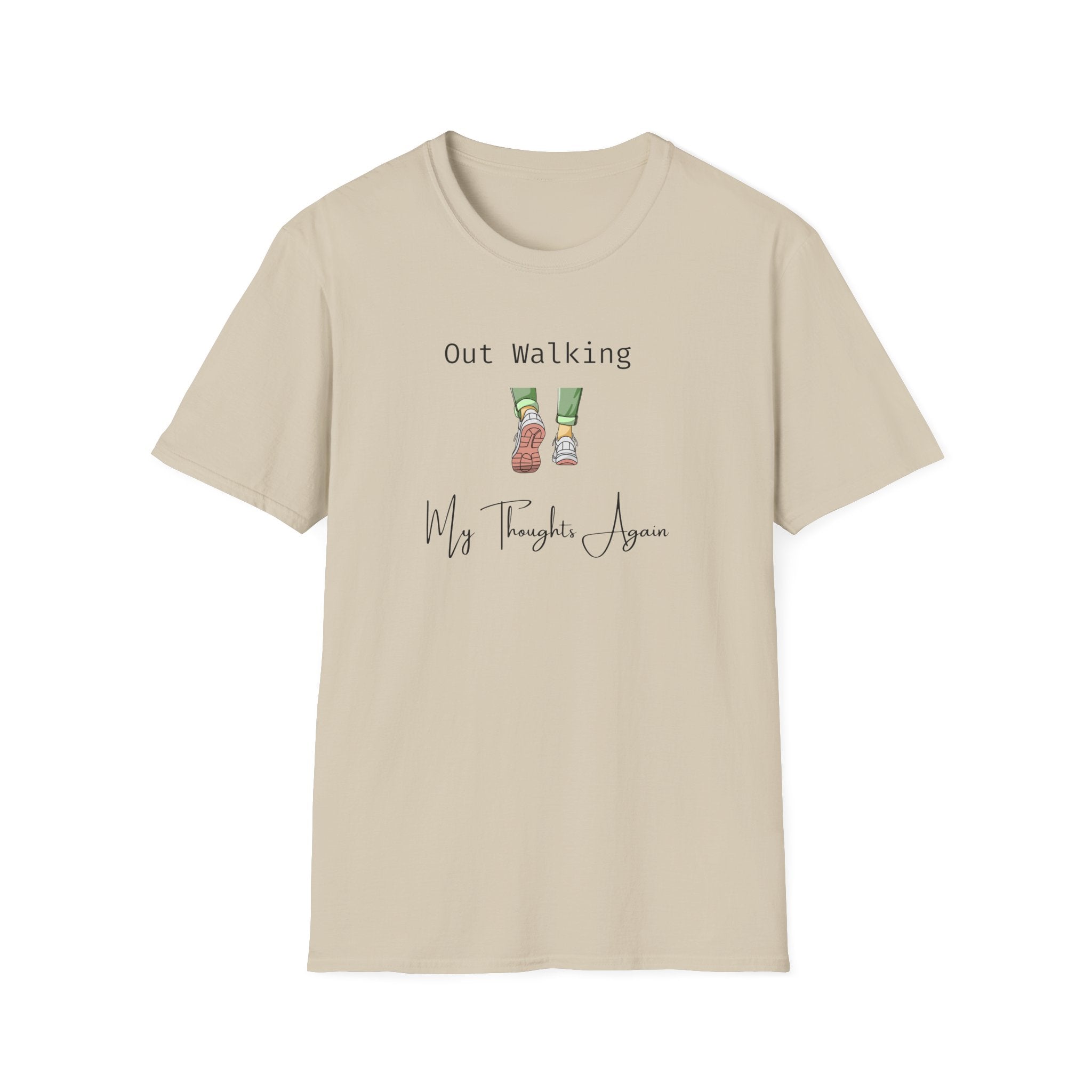 Out Walking My Thoughts Again Tee - Graphic T-Shirt - Hippie at Heart