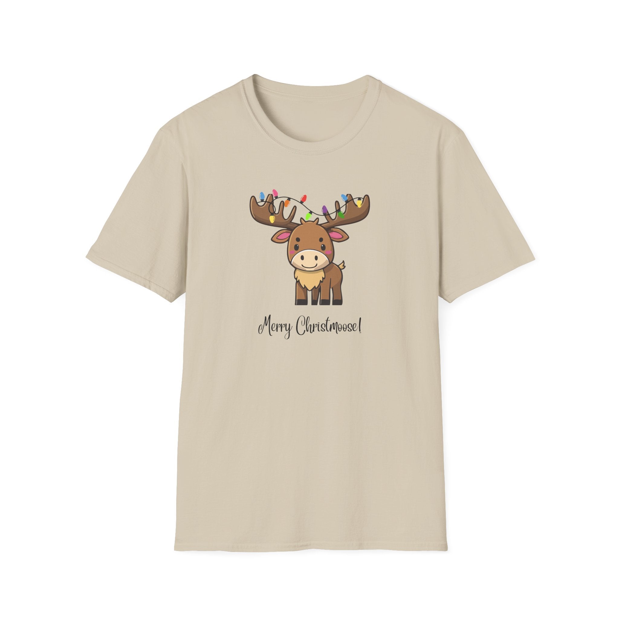 Merry Christmas - Christmoose Kawaii Style Tee - Hippie at Heart