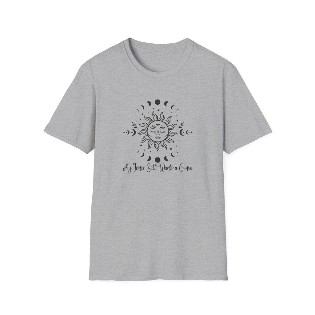 My Inner Self Wants a Convo - Spiritual & Celestial Tee - Hippie at Heart