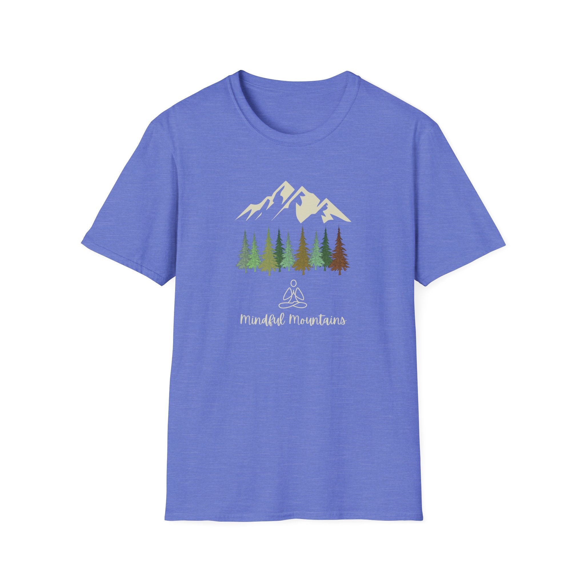 Mindful Mountains - Nature Yoga Tee - Hippie at Heart