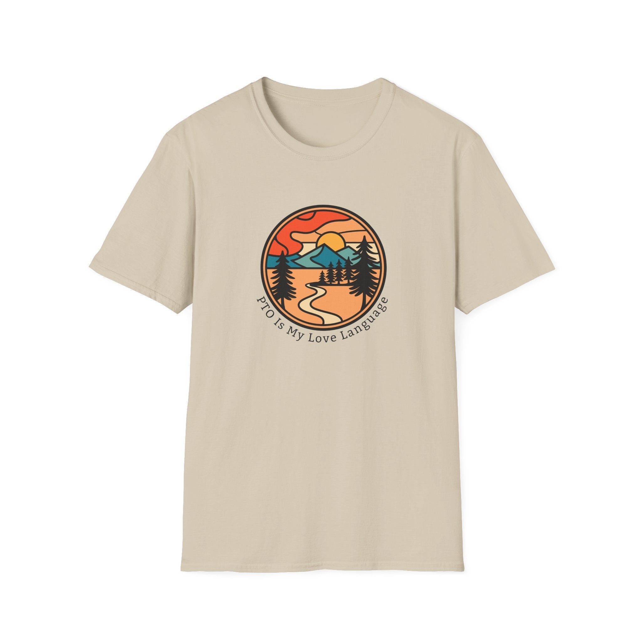 PTO Is My Love Language Tee - Graphic Nature Sunset T-Shirt - Hippie at Heart