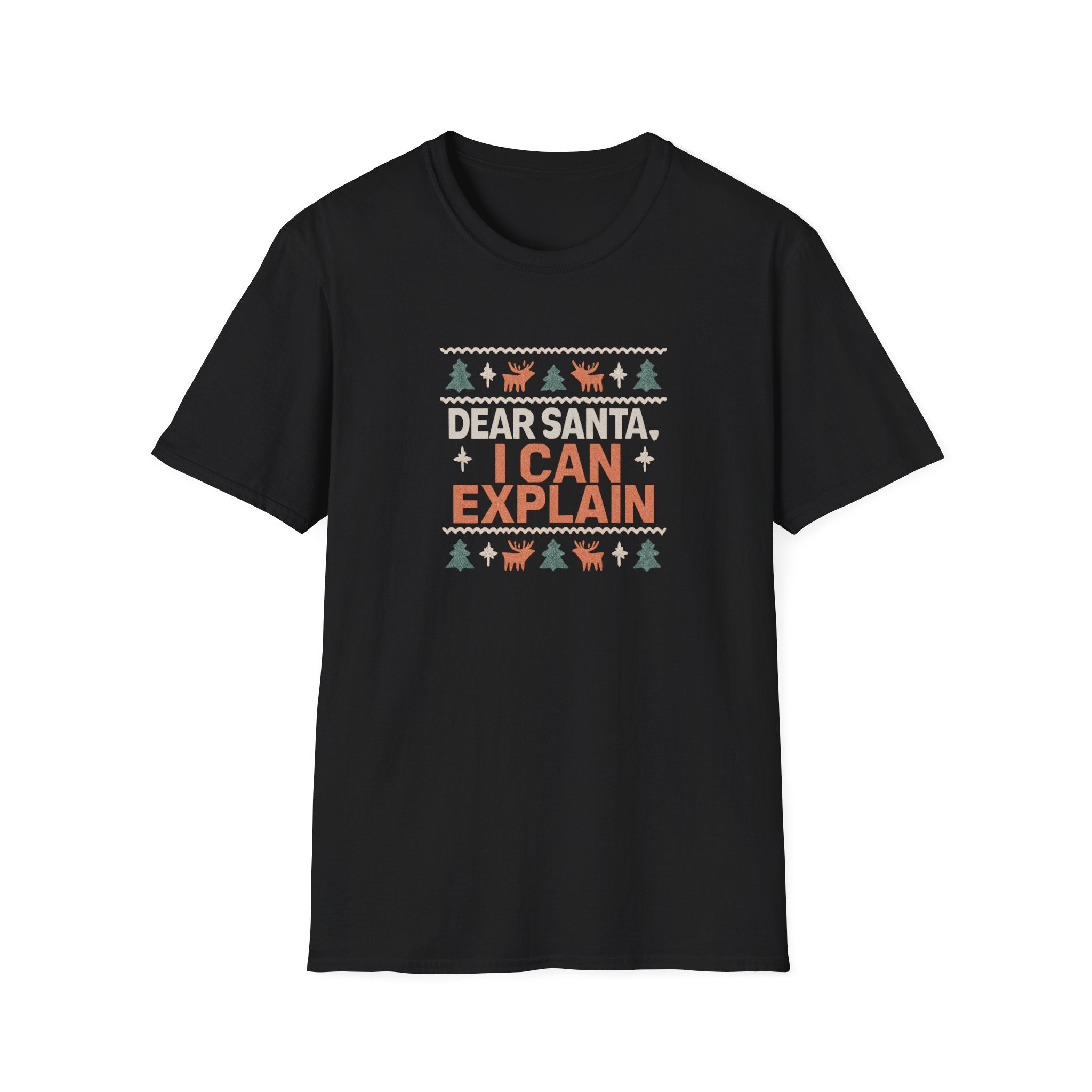 Dear Santa, I Can Explain - Funny Holiday Tee - Hippie at Heart