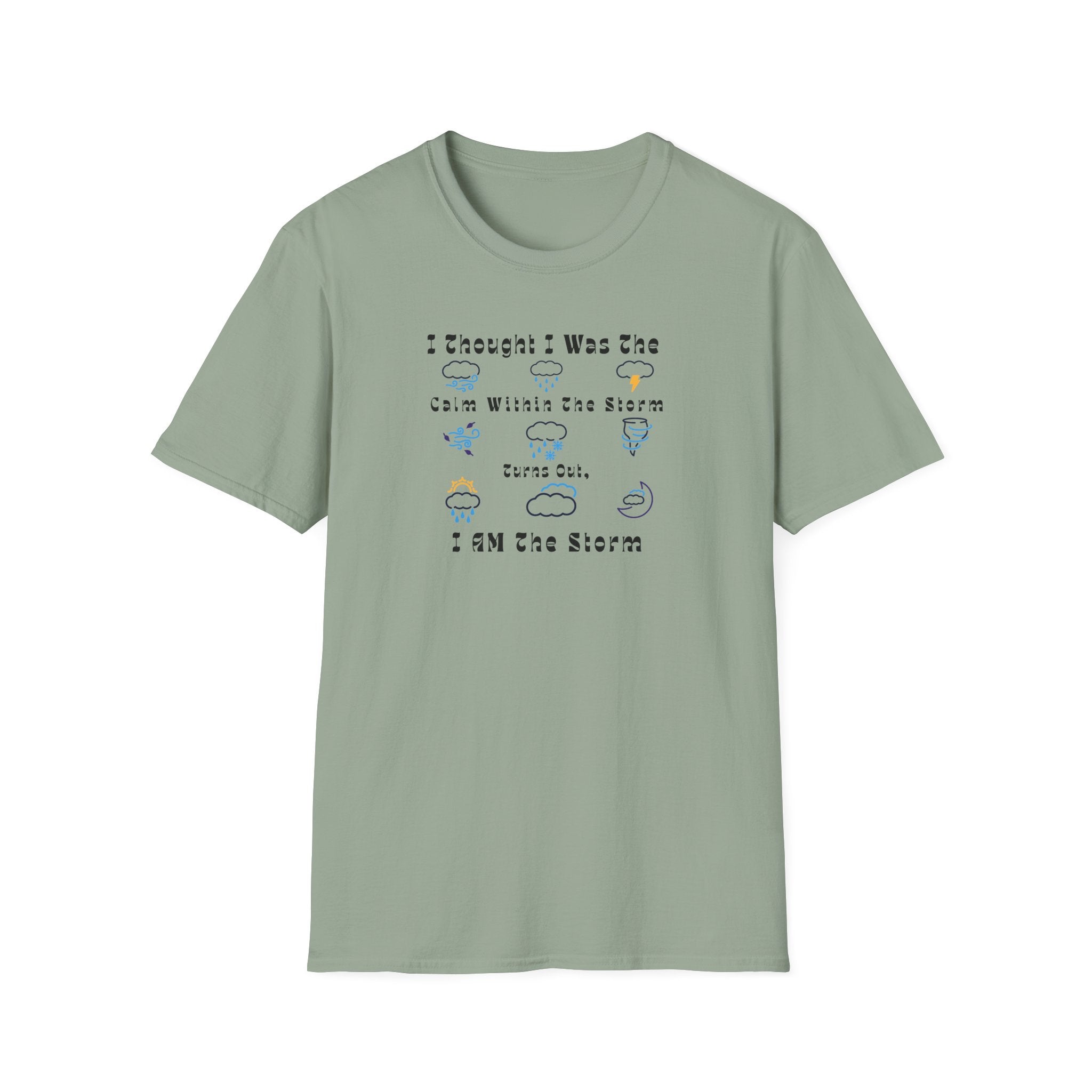 I AM the Storm - Reflective Inspirational Weather Tee - Hippie at Heart