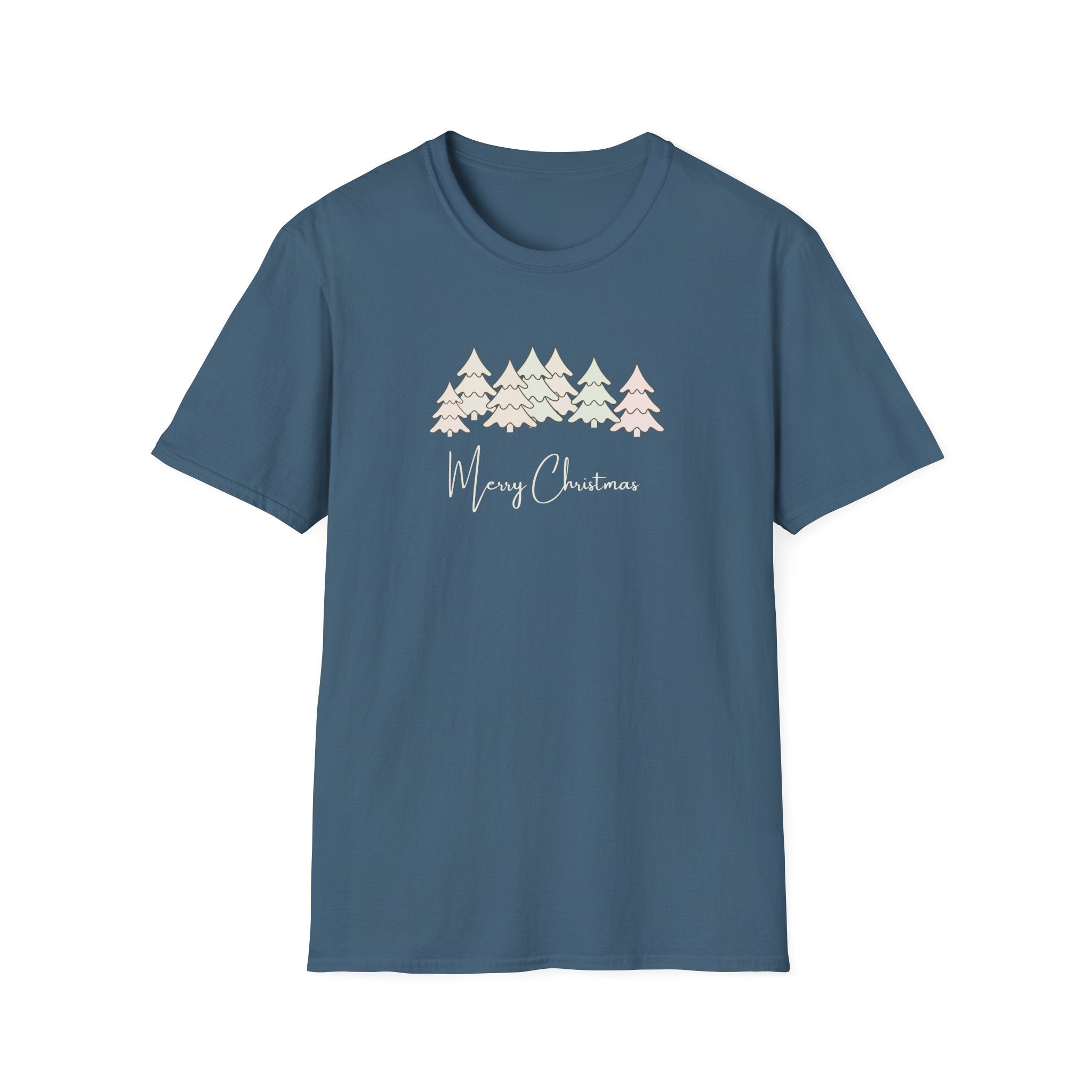 Merry Christmas - Good Vibes Pastel Tree Tee - Hippie at Heart