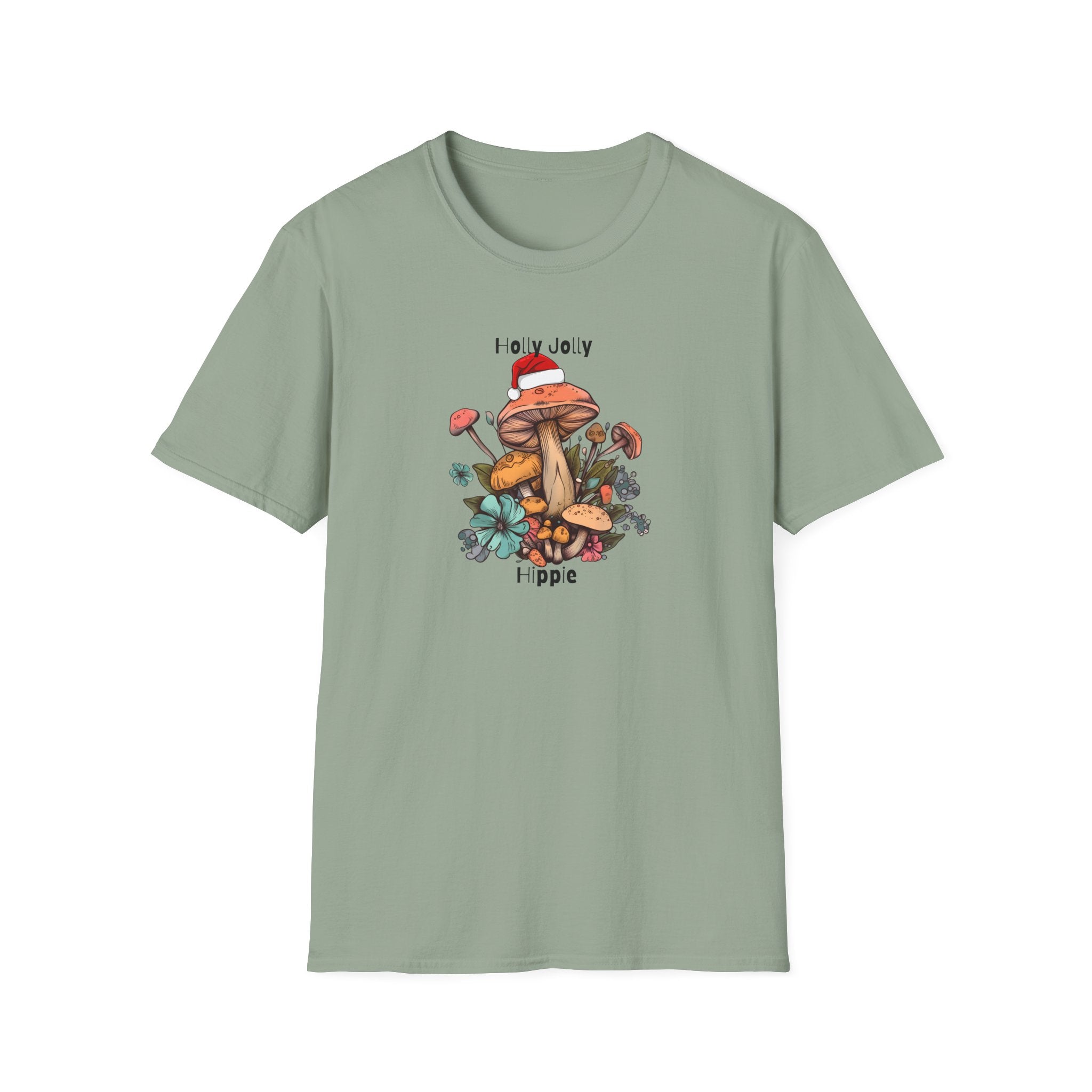 Holly Jolly Hippie - Mushroom Friends Tee - Hippie at Heart