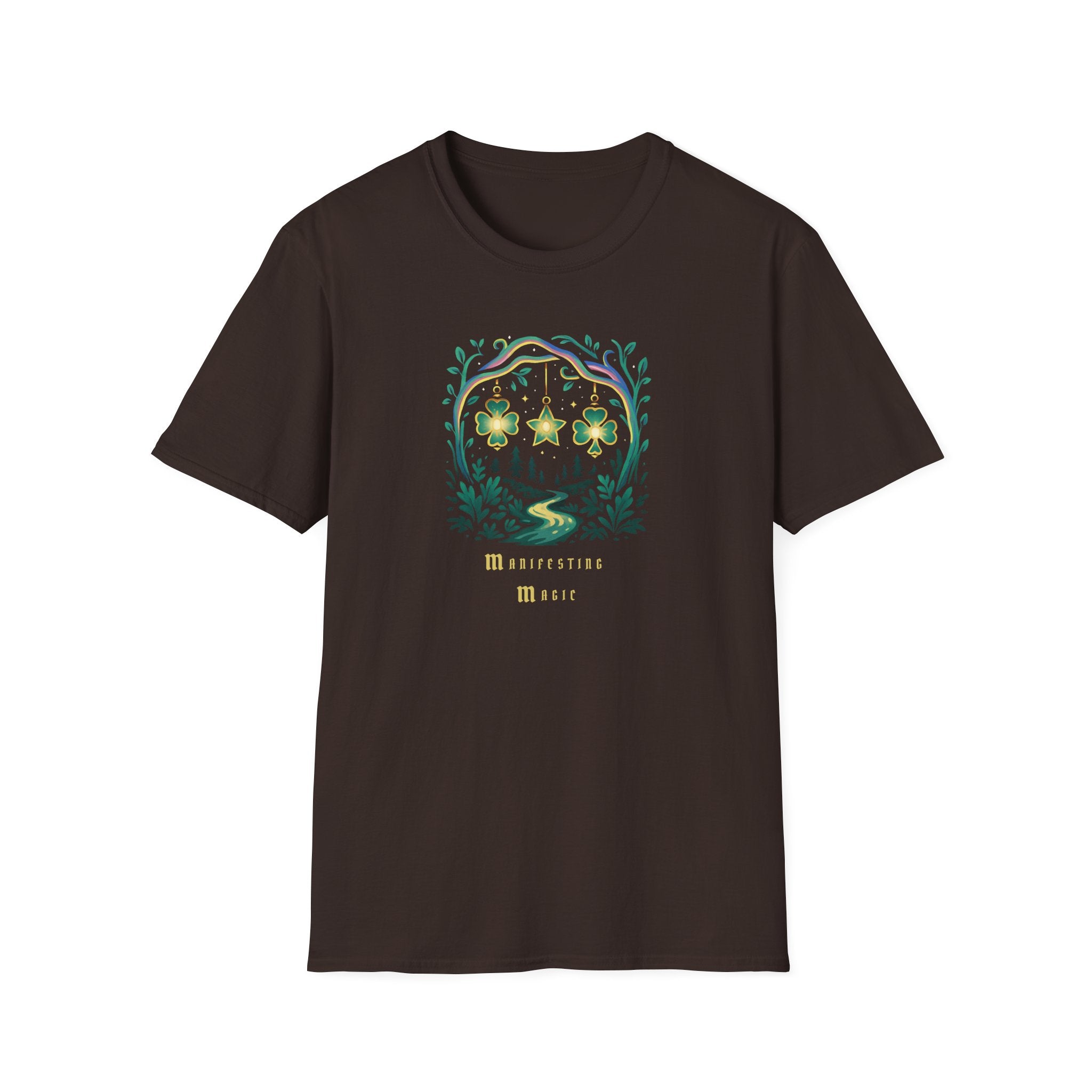 Manifesting Magic - St. Patrick's Lucky Clover & Star Tee - Hippie at Heart