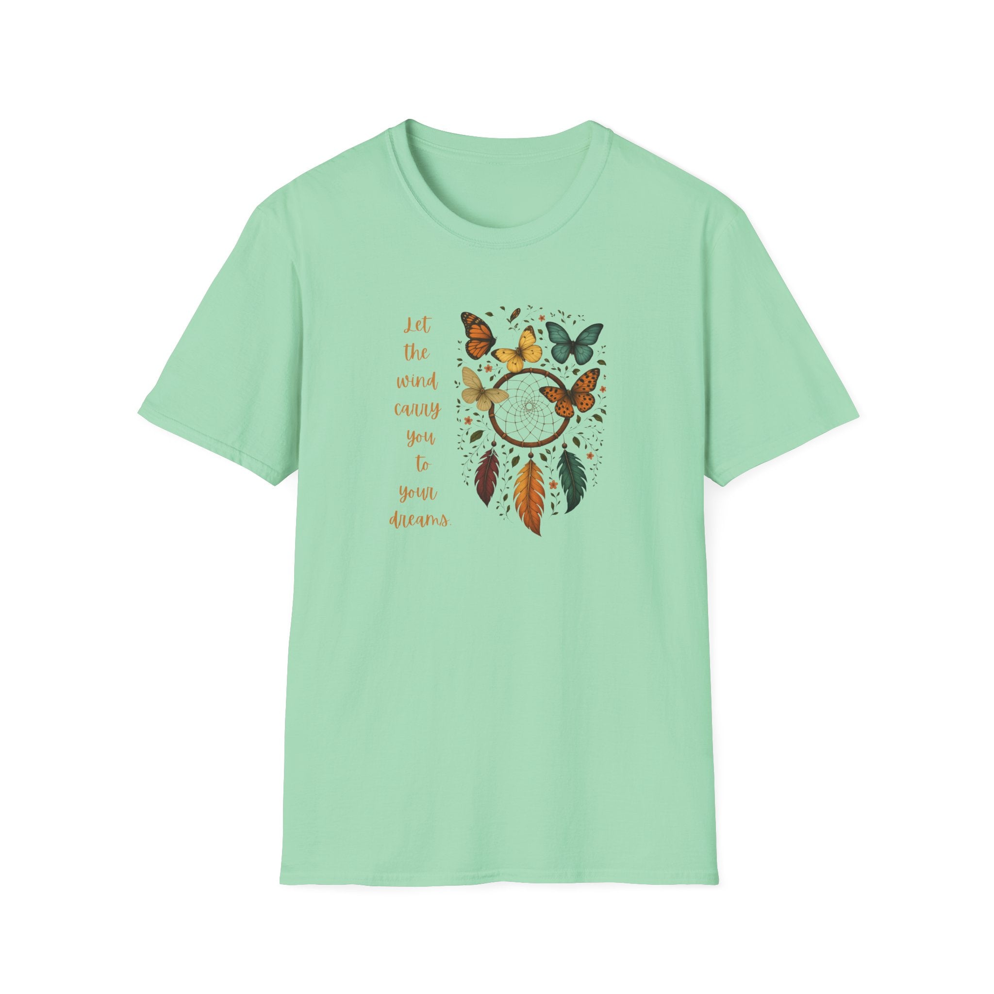 Let the Wind Carry You - Dreamcatcher Butterfly Vibe - Hippie at Heart