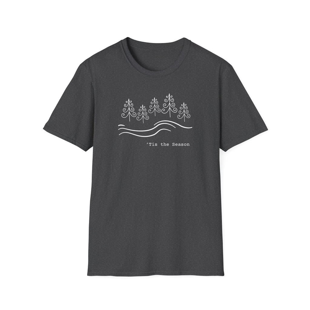 'Tis the Season - Typography Forest T-Shirt - Hippie at Heart