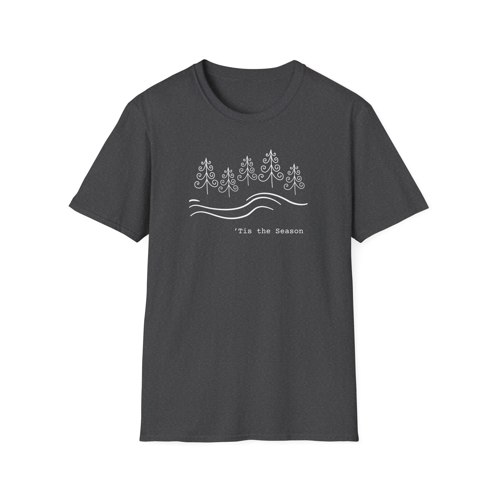 'Tis the Season - Typography Forest T-Shirt - Hippie at Heart