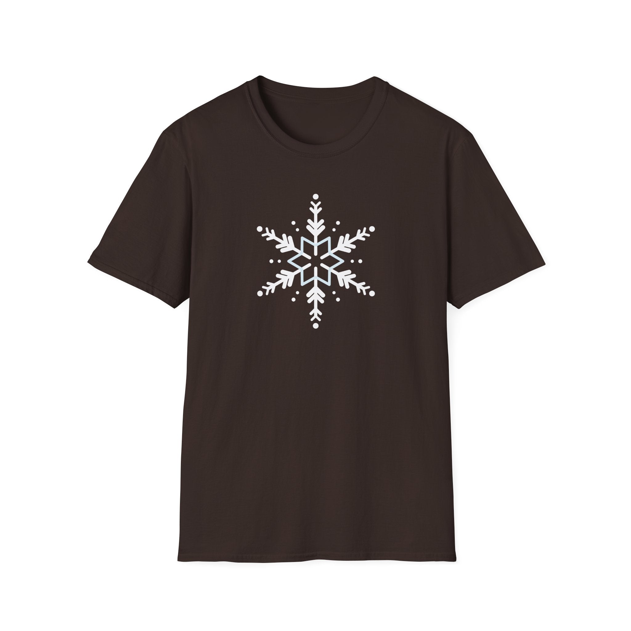 Single Snowflake Tee - Simple Festive Holiday Wear - Hippie at Heart