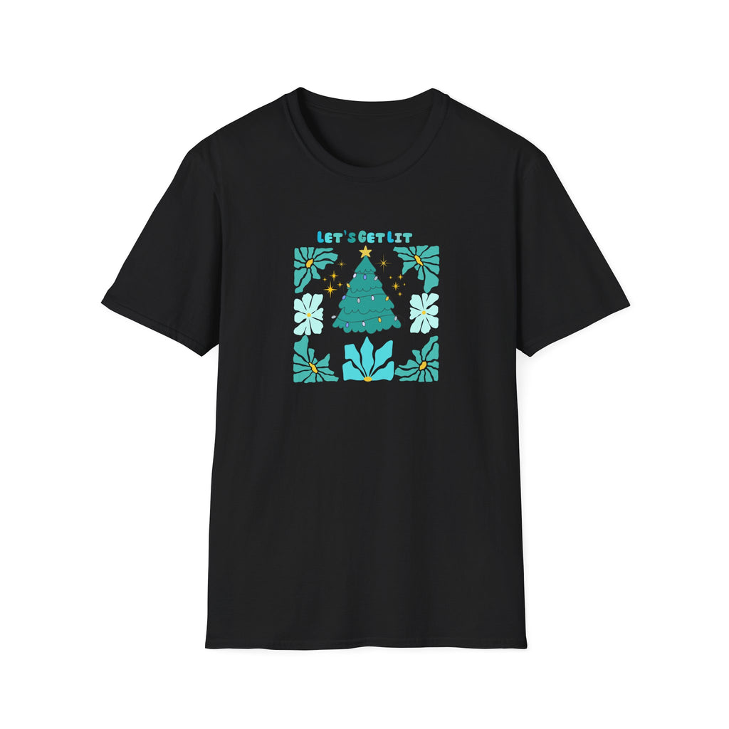 Let’s Get Lit - Christmas Boho Tee - Hippie at Heart
