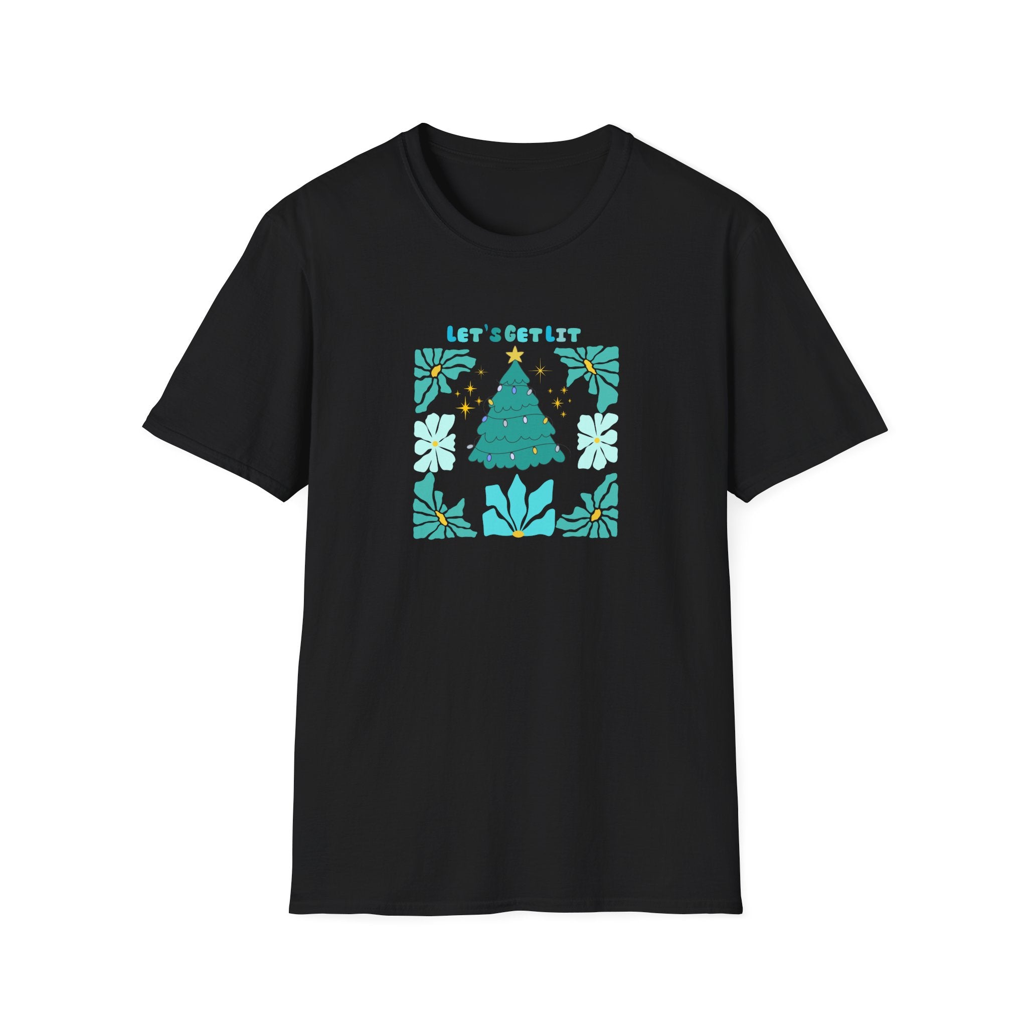 Let’s Get Lit - Christmas Boho Tee - Hippie at Heart