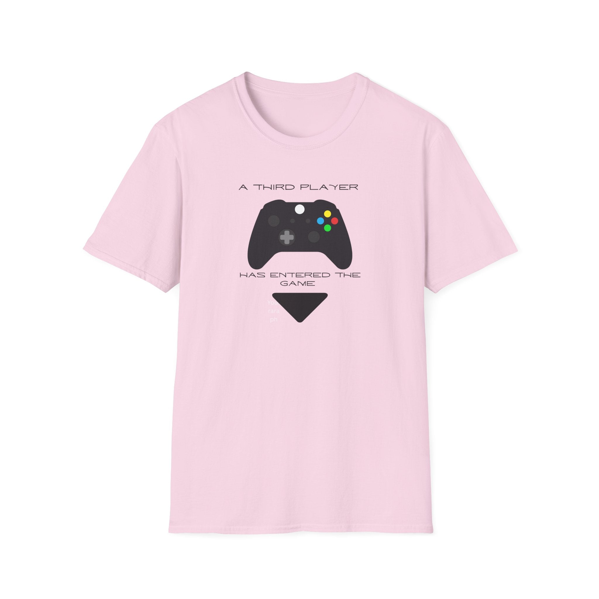 A Third Player Has Entered the Game - Gamer Gender Reveal Tee - Hippie at Heart