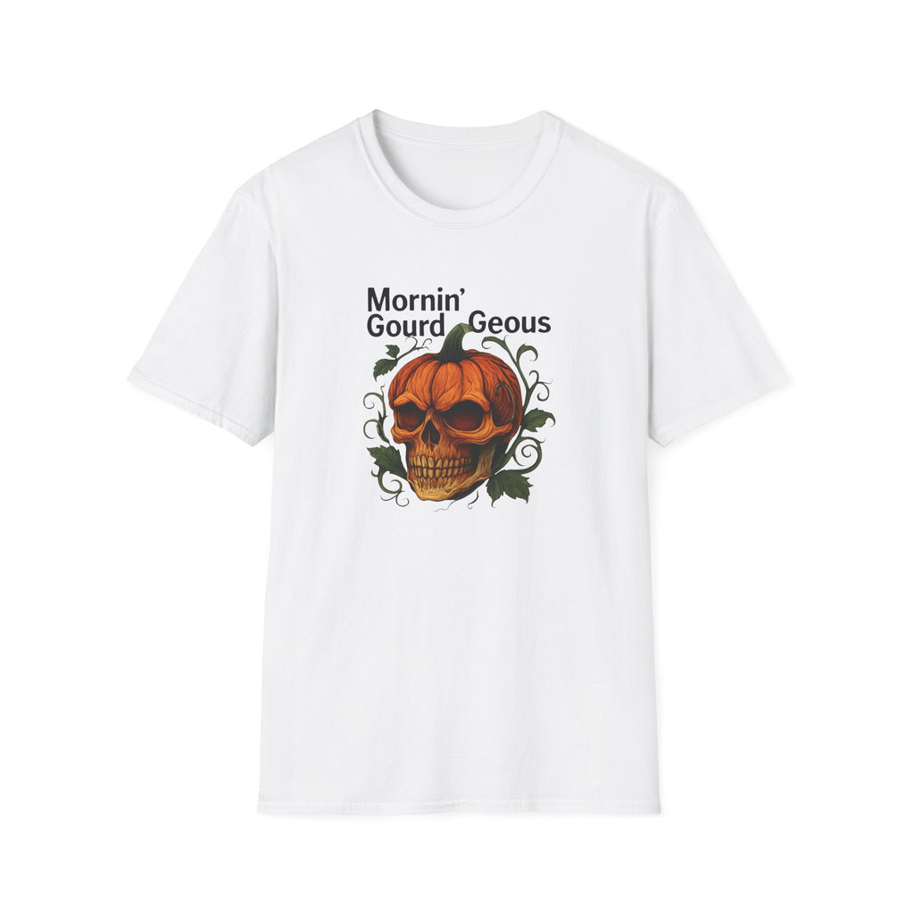 Mornin' Gourd Geous - Pumpkin Skull Tee - Hippie at Heart