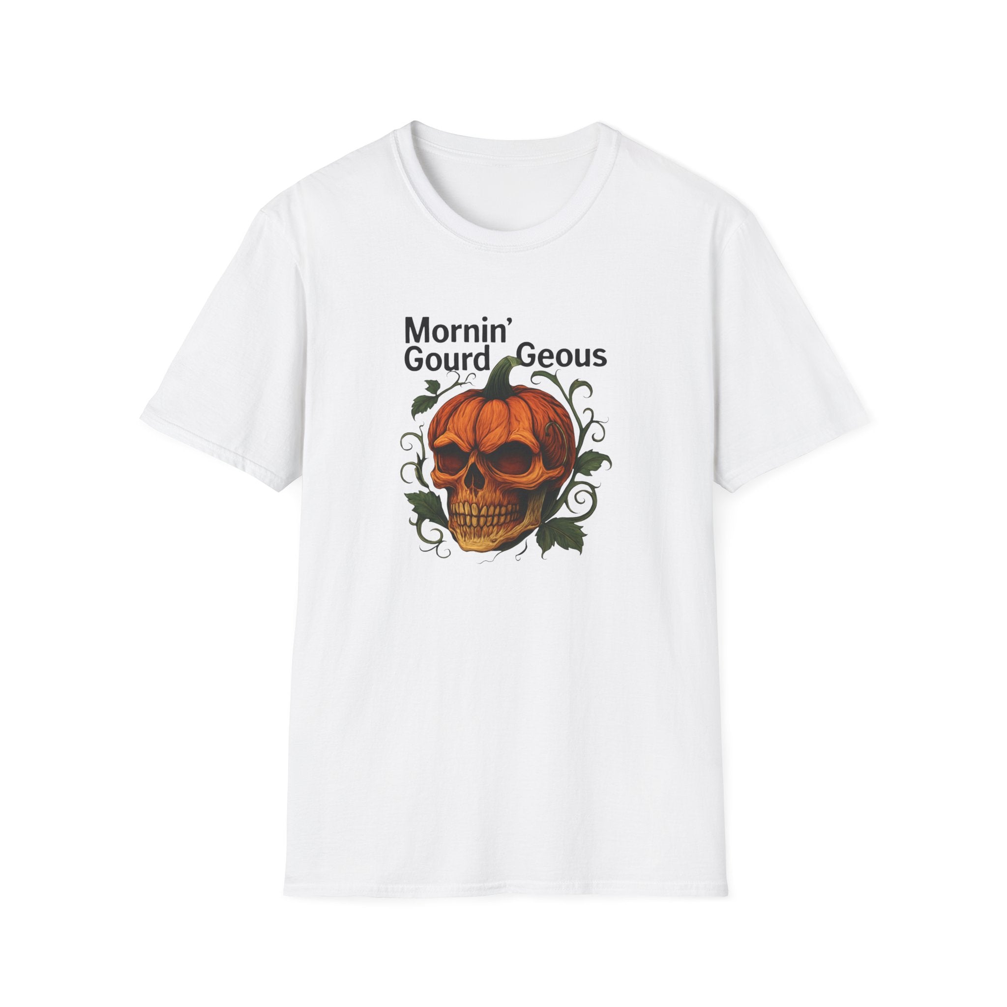 Mornin' Gourd Geous - Pumpkin Skull Tee - Hippie at Heart