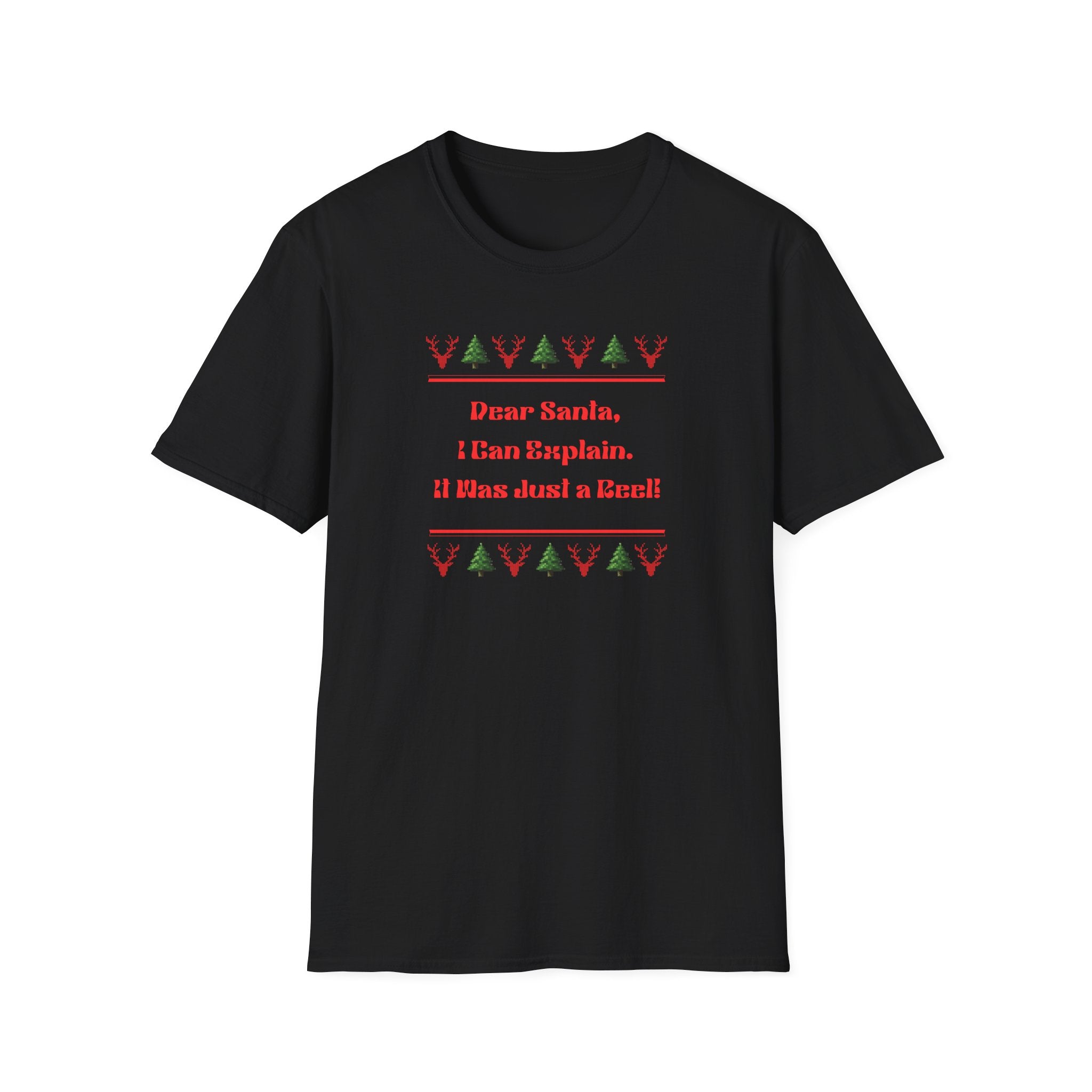 Dear Santa, I Can Explain - Naughty Reel Confessional Tee - Hippie at Heart